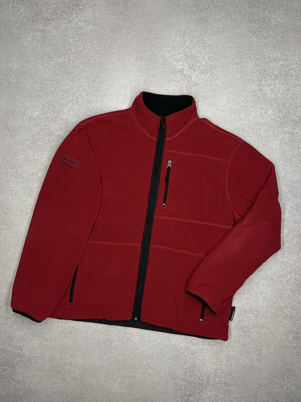 Vintage Polo Sport RALPH LAUREN USA Fleece Jacket Y2K