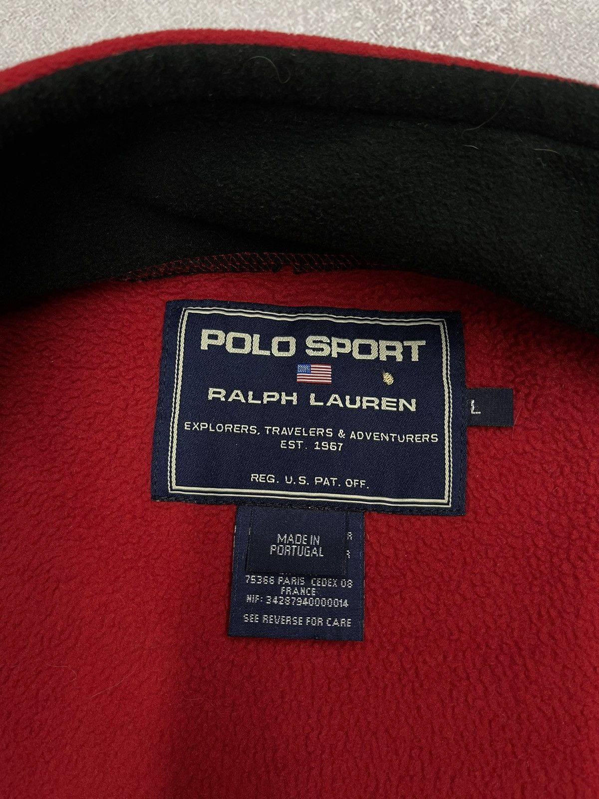 Polo Ralph Lauren Vintage Polo Sport RALPH LAUREN USA Fleece Jacket Y2K Size US L / EU 52-54 / 3 - 9 Thumbnail