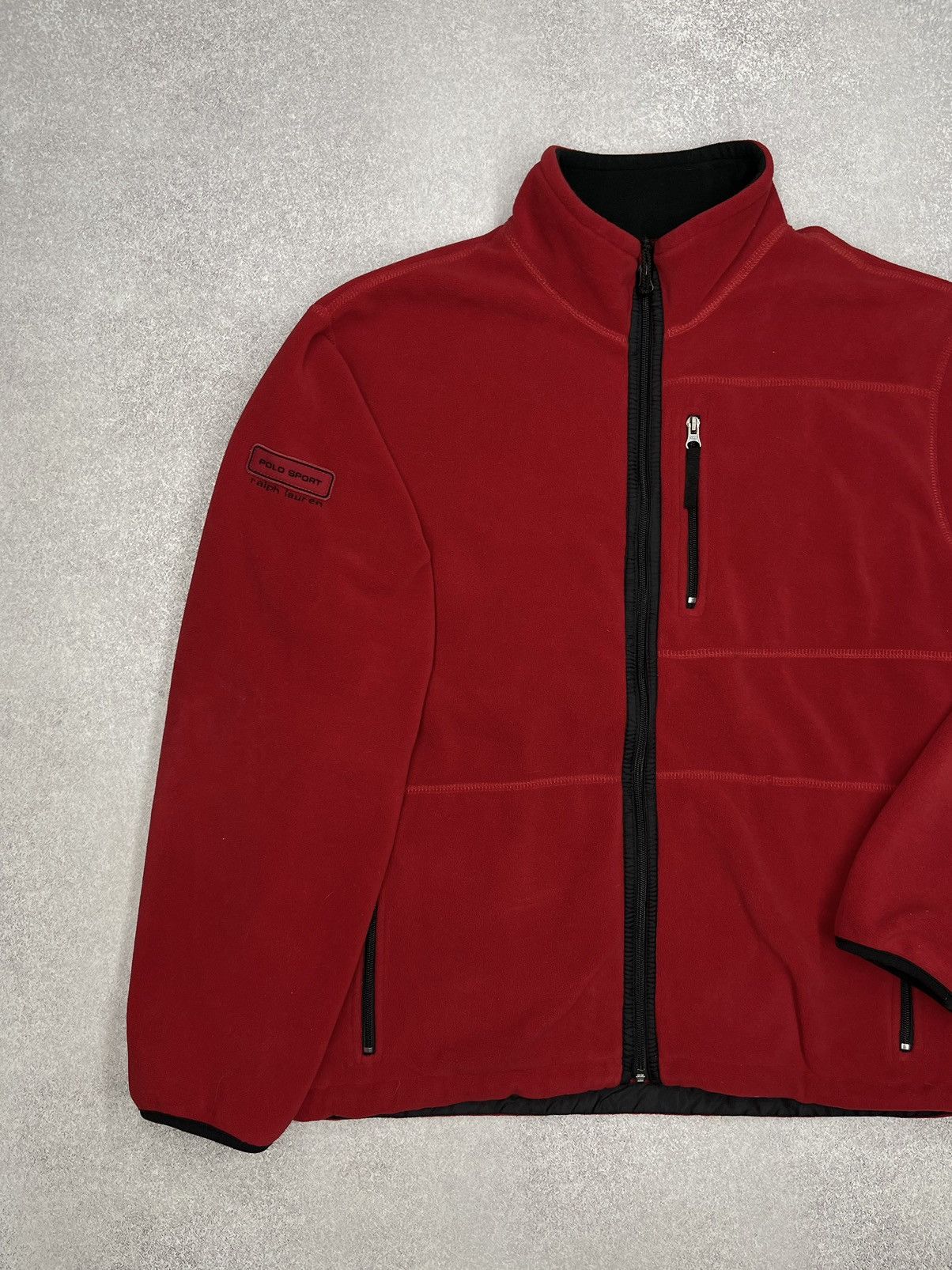 Polo Ralph Lauren Vintage Polo Sport RALPH LAUREN USA Fleece Jacket Y2K Size US L / EU 52-54 / 3 - 3 Thumbnail
