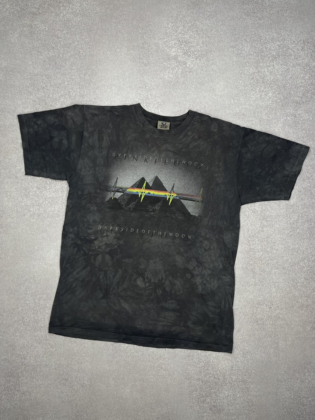 Gildan Pink Floyd Band T-Shirt, Men's Size L cotton Charcoal Vintage Second Hand