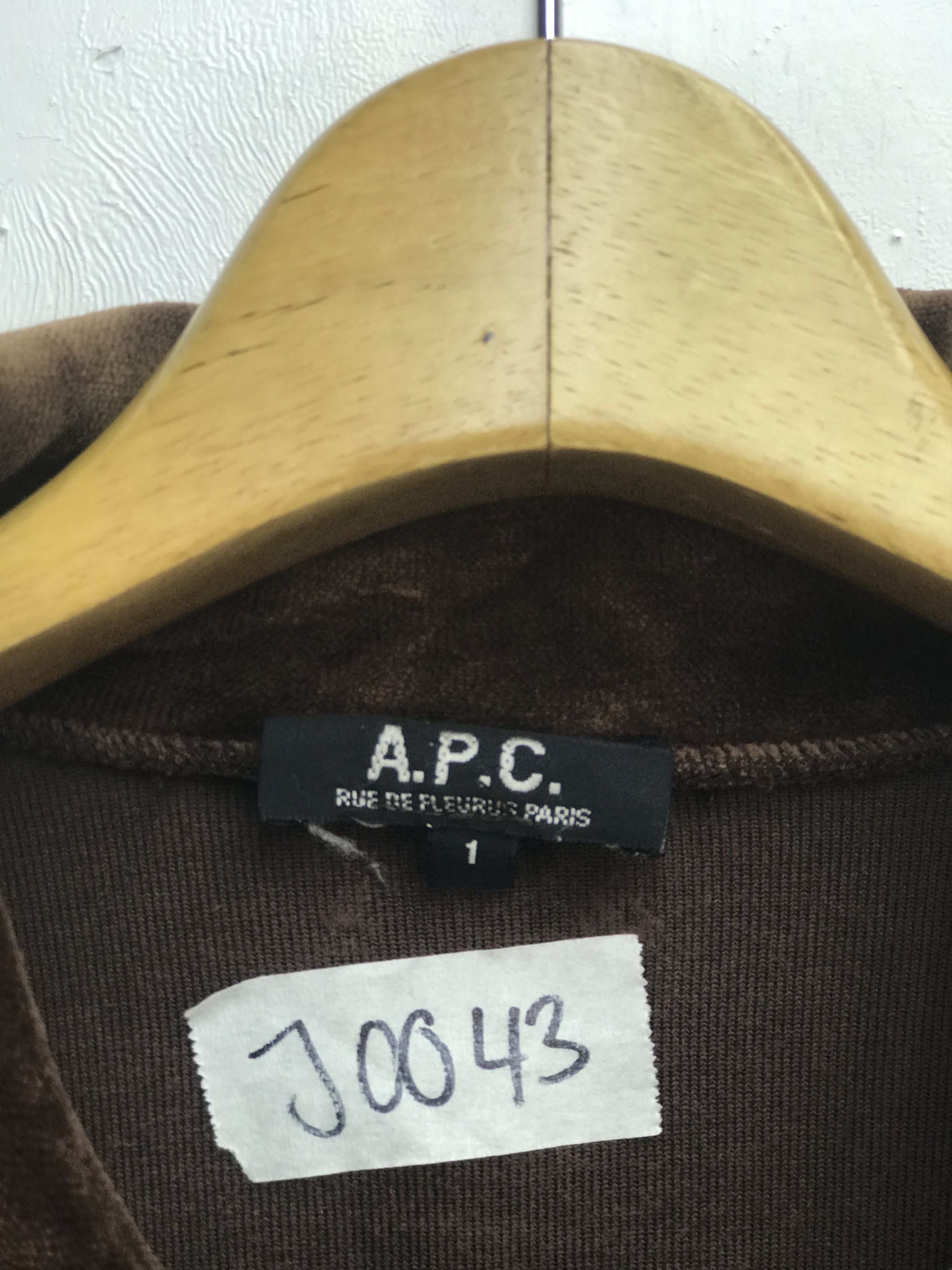 A.P.C. STEAL!! VINTAGE APC VELVET ZIPPER JACKET Size US S / EU 44-46 / 1 - 3 Thumbnail