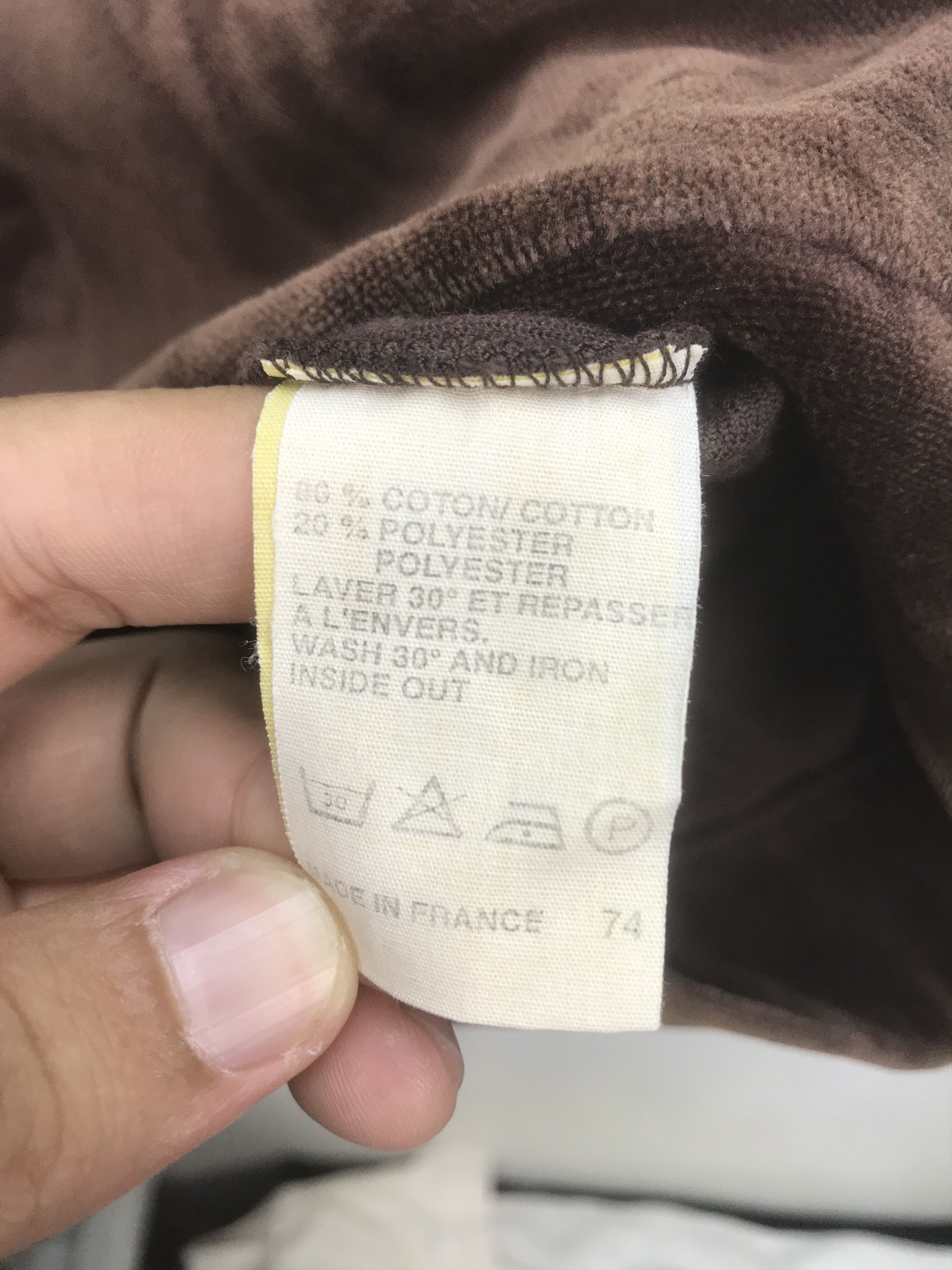A.P.C. STEAL!! VINTAGE APC VELVET ZIPPER JACKET Size US S / EU 44-46 / 1 - 5 Thumbnail