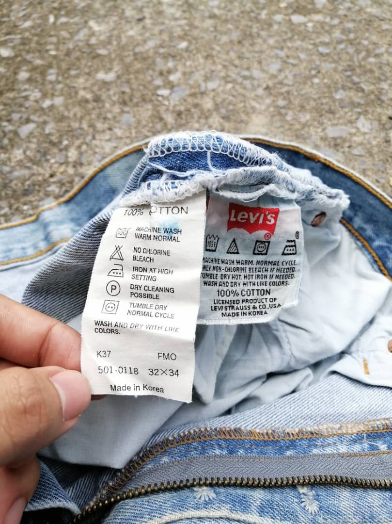 Levi's × Levi's Vintage Clothing × Vintage Vintage 90s Levi's Strauss 501 Denim Jeans Size US 31 - 7 Thumbnail