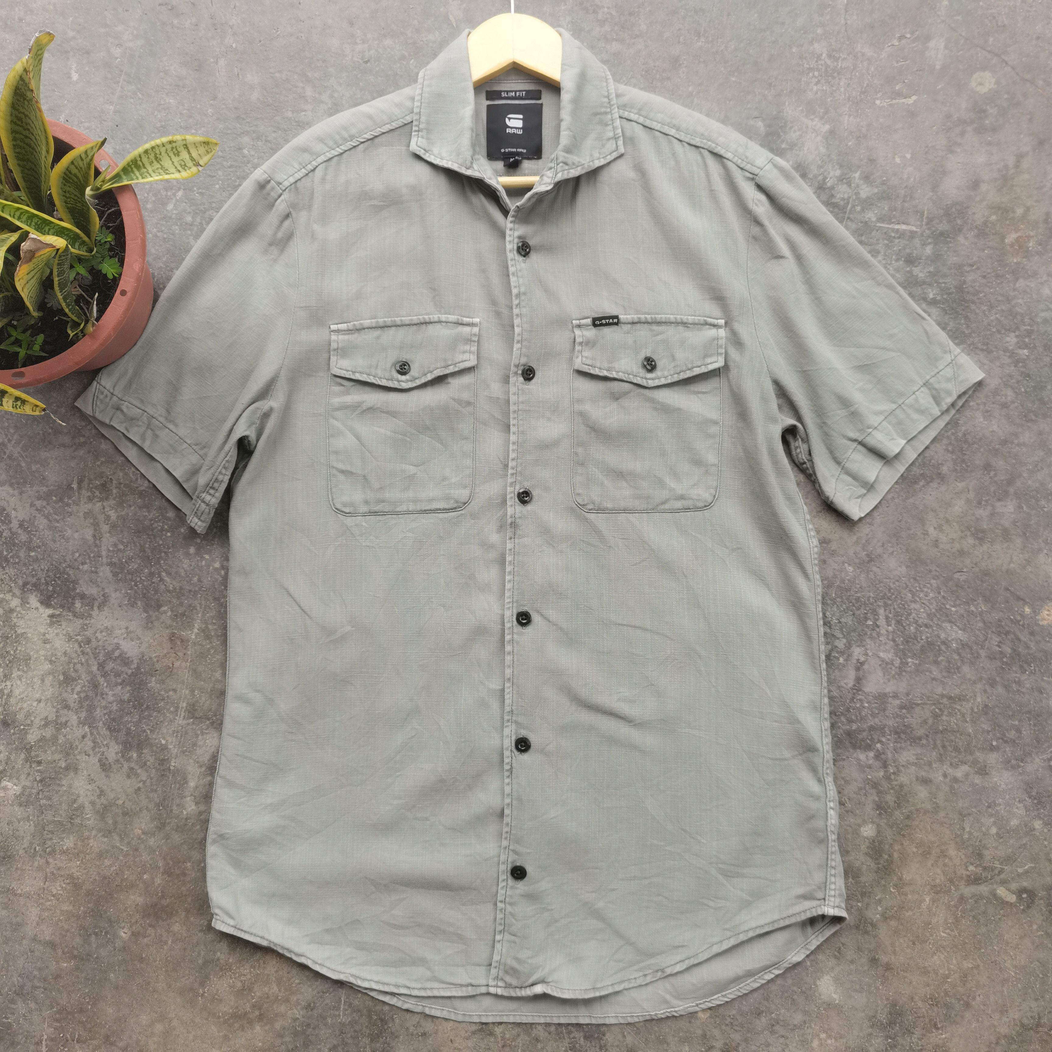 G-Star × Vintage Vintage GStar Raw Button Up Shirt Size US M / EU 48-50 / 2 - 1 Thumbnail