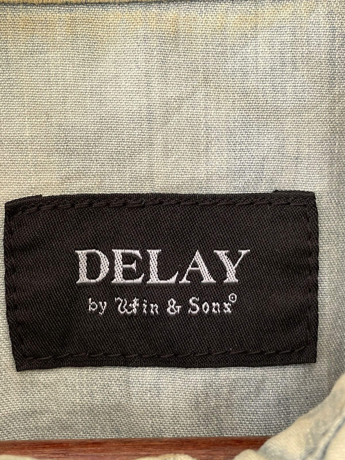 Japanese Brand BORO SASHIKO DELAY BY UFIN AND SONS CHAMBRAY Size US M / EU 48-50 / 2 - 18 Thumbnail