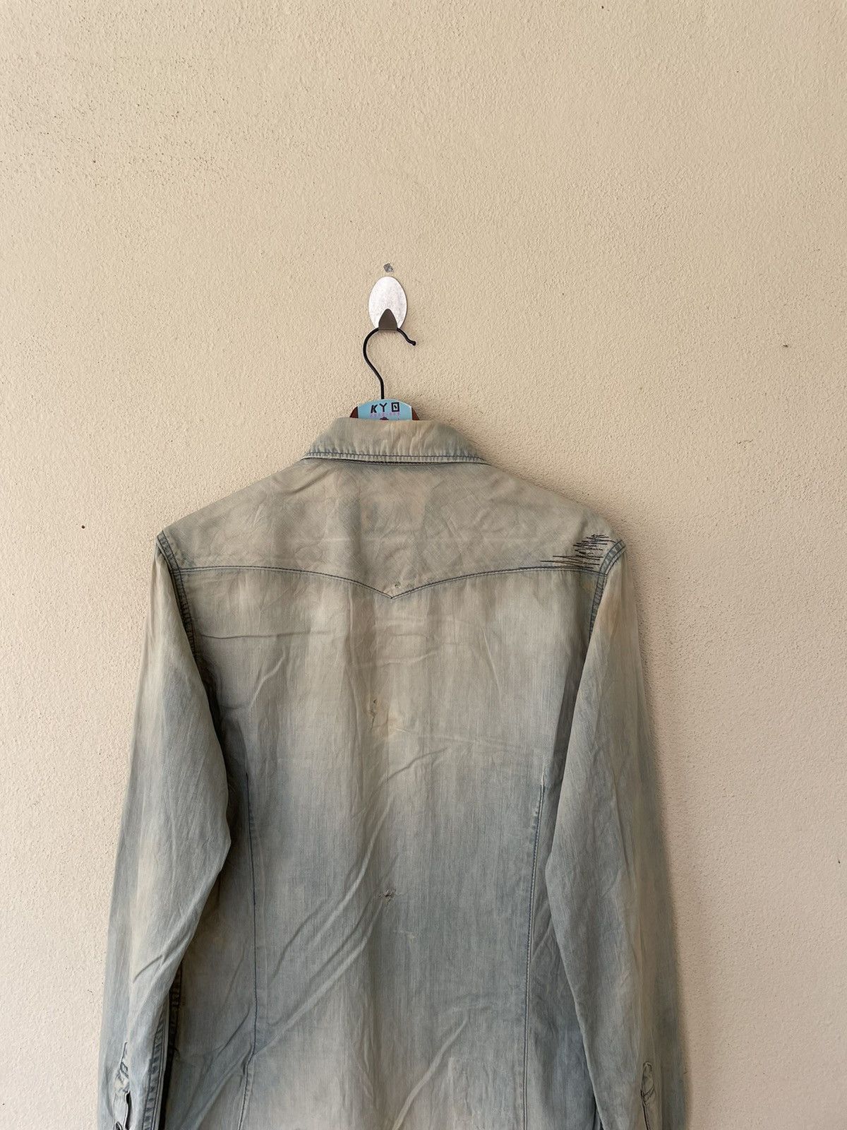 Japanese Brand BORO SASHIKO DELAY BY UFIN AND SONS CHAMBRAY Size US M / EU 48-50 / 2 - 8 Thumbnail