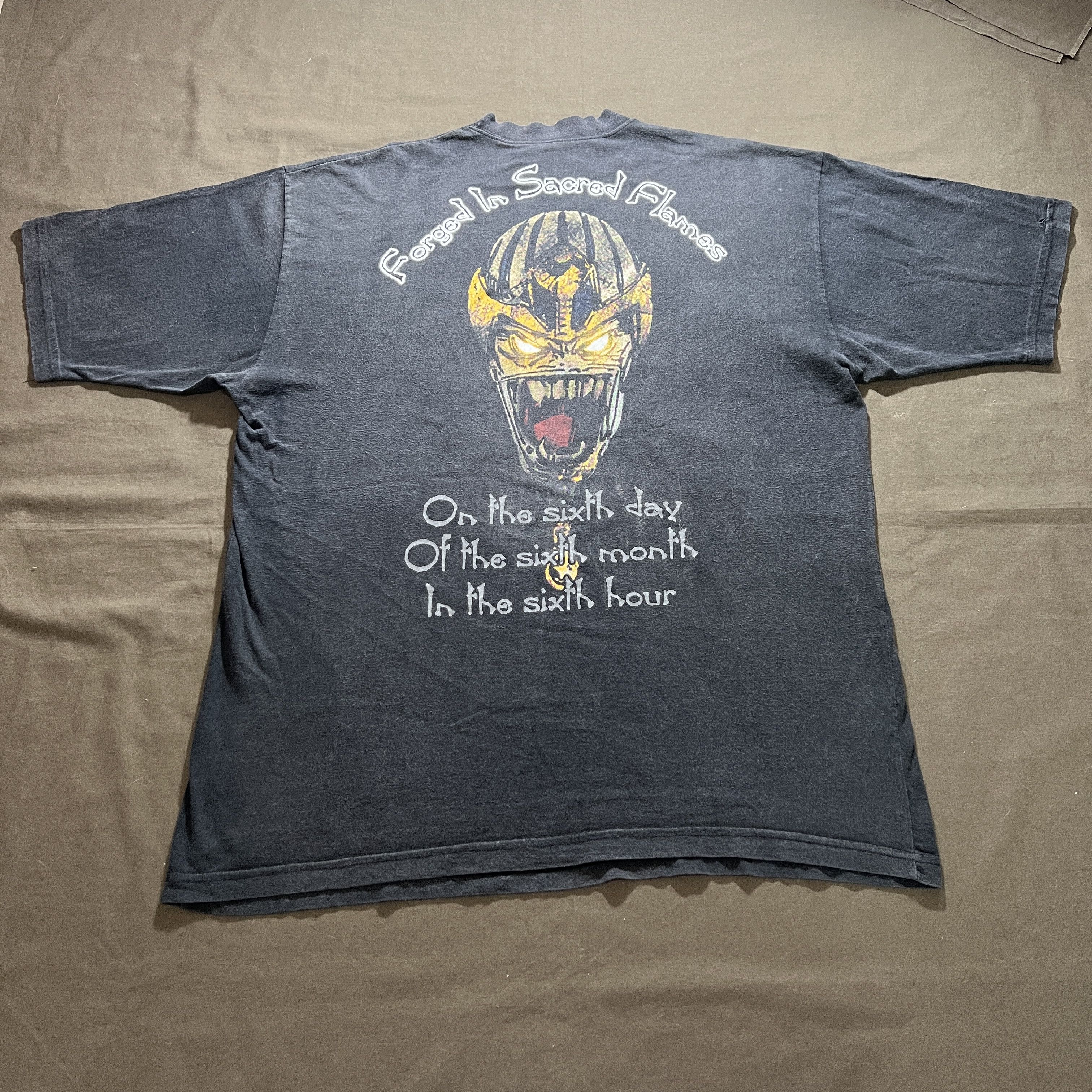 Band Tees × Vintage Vintage Iced Earth Power metal Promo Tee XL Faded Size US XL / EU 56 / 4 - 7 Thumbnail