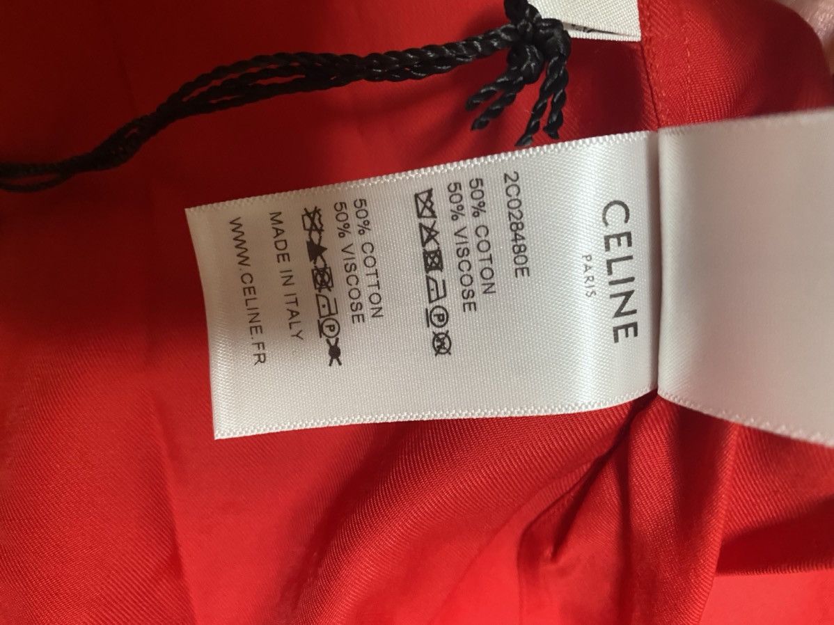 Celine × Hedi Slimane SS20 red shirt S/M Size US S / EU 44-46 / 1 - 9 Thumbnail