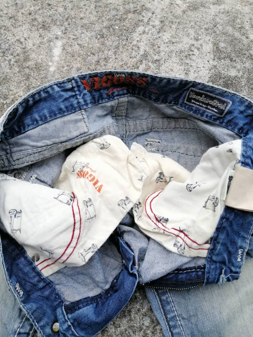 Other Vigoss U.S.A Handcrafted Denim Jeans Size 32" / US 10 / IT 46 - 5 Thumbnail