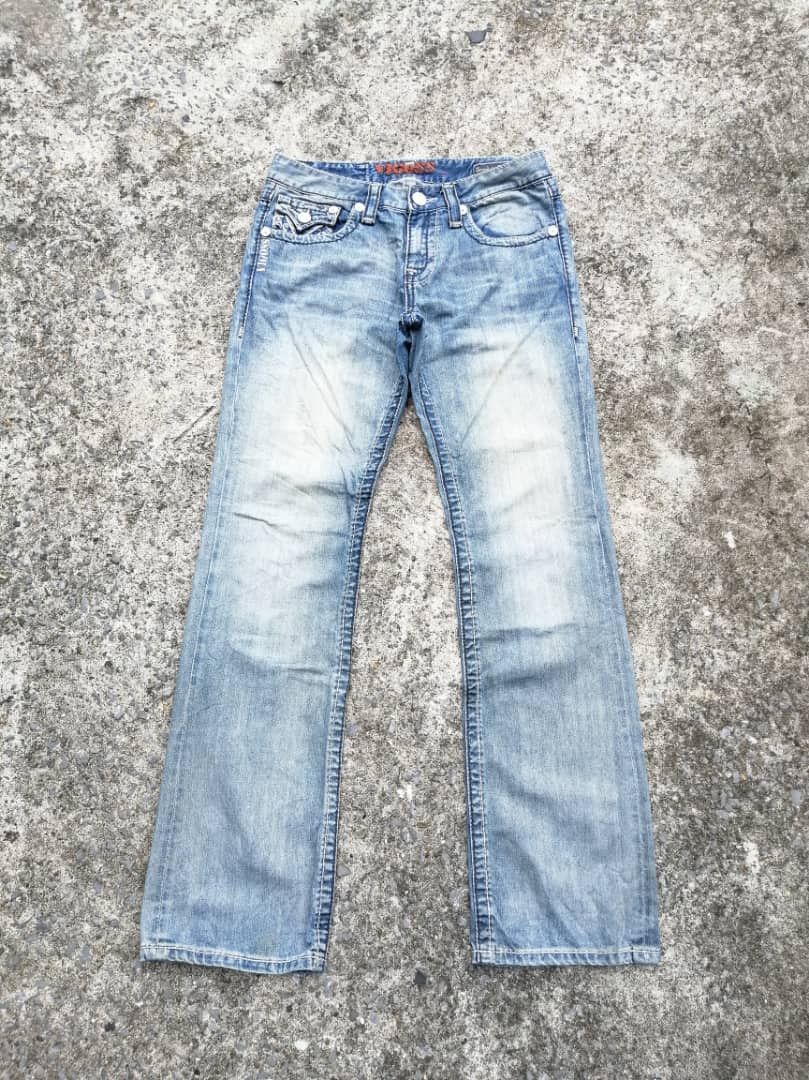 Other Vigoss U.S.A Handcrafted Denim Jeans Size 32" / US 10 / IT 46 - 1 Thumbnail