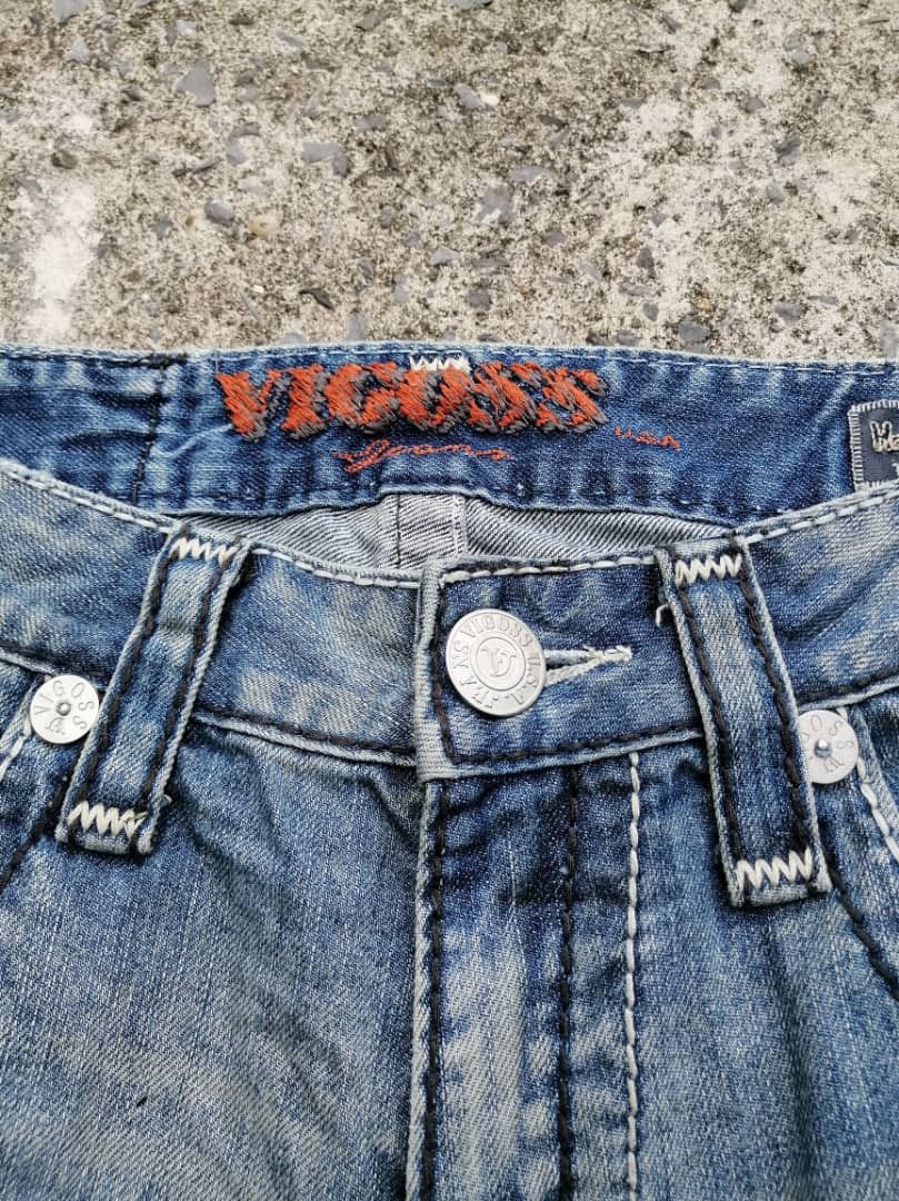 Other Vigoss U.S.A Handcrafted Denim Jeans Size 32" / US 10 / IT 46 - 4 Thumbnail