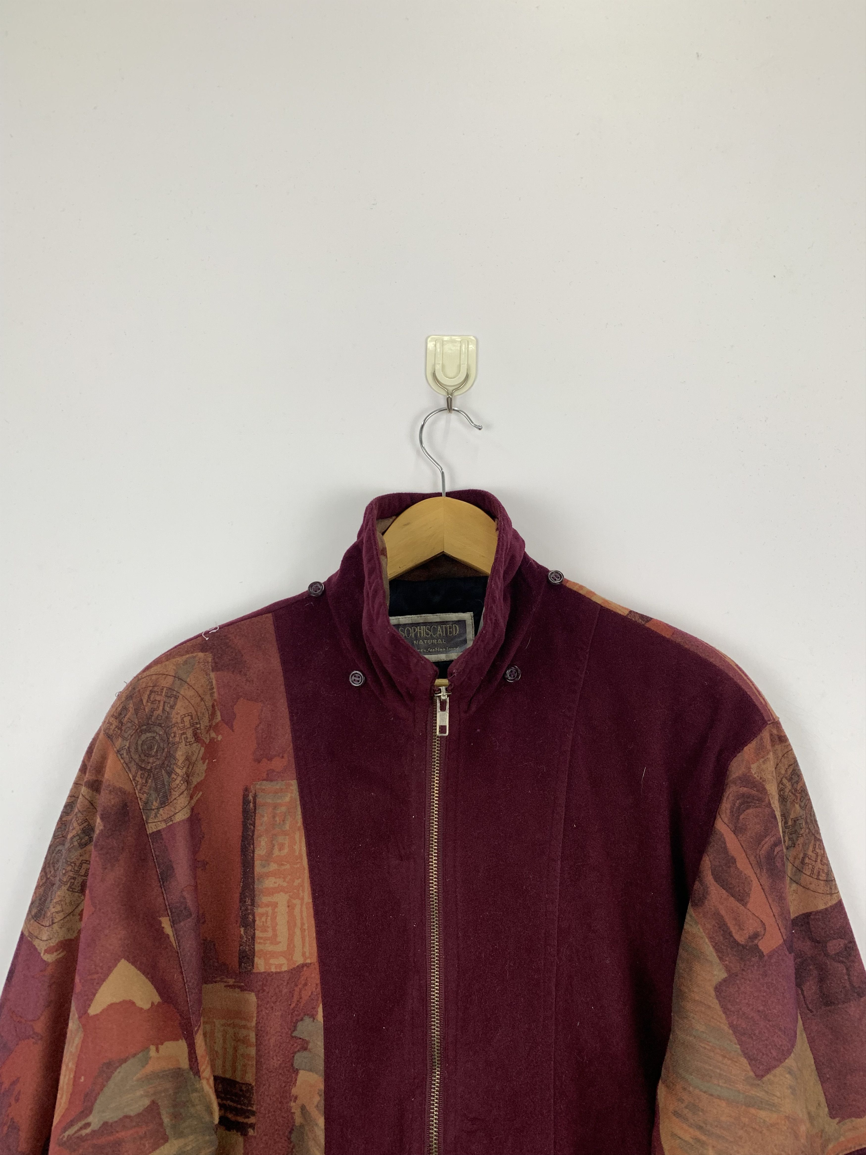 Japanese Brand Vintage Japanese Brand Bomber Zipper Jacket J0866 Size US L / EU 52-54 / 3 - 2 Thumbnail