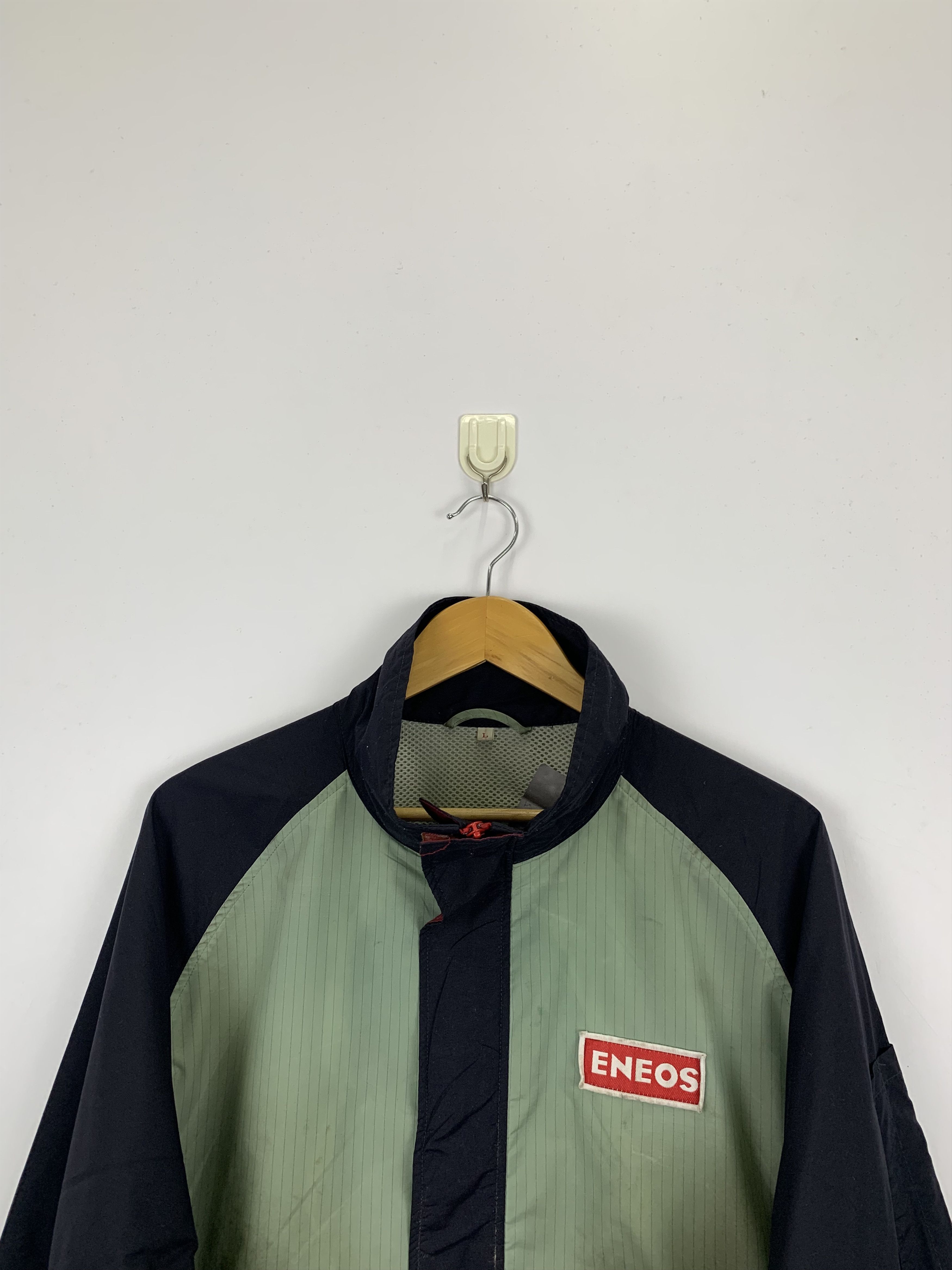 Japanese Brand Vintage Japanese Brand Eneos Light Zipper Jacket J0865 Size US L / EU 52-54 / 3 - 2 Thumbnail