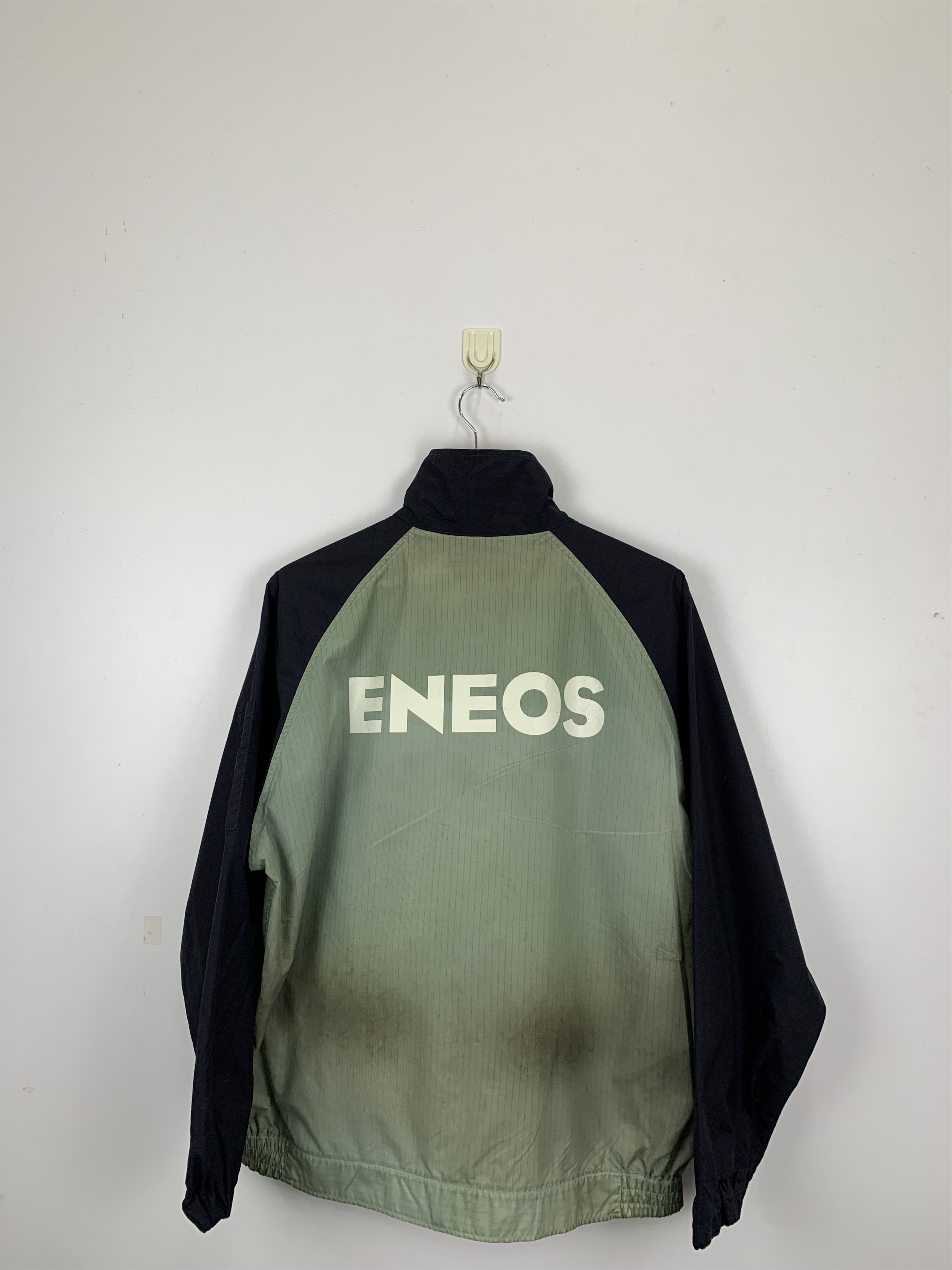Japanese Brand Vintage Japanese Brand Eneos Light Zipper Jacket J0865 Size US L / EU 52-54 / 3 - 3 Thumbnail