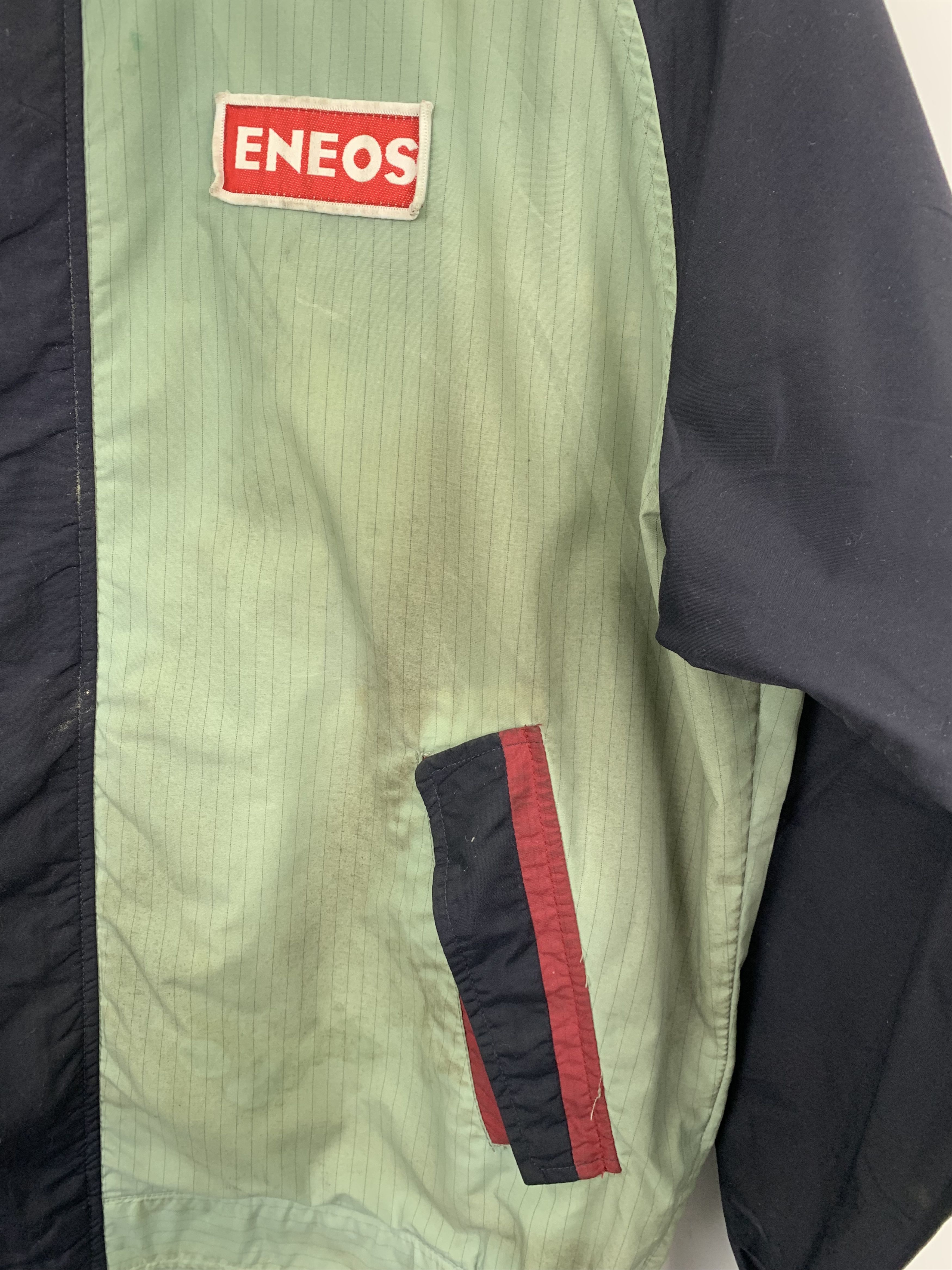 Japanese Brand Vintage Japanese Brand Eneos Light Zipper Jacket J0865 Size US L / EU 52-54 / 3 - 8 Thumbnail