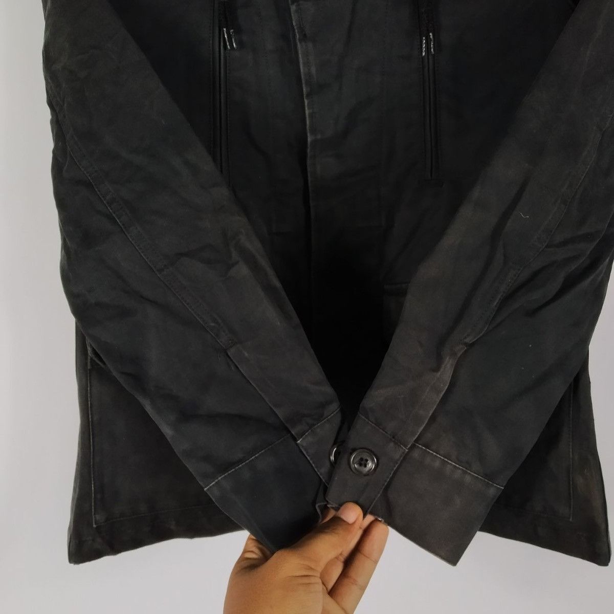 A.P.C. Vintage A.P.C Denim Black Trucker Jacket Punk Style Size US XS / EU 42 / 0 - 3 Thumbnail