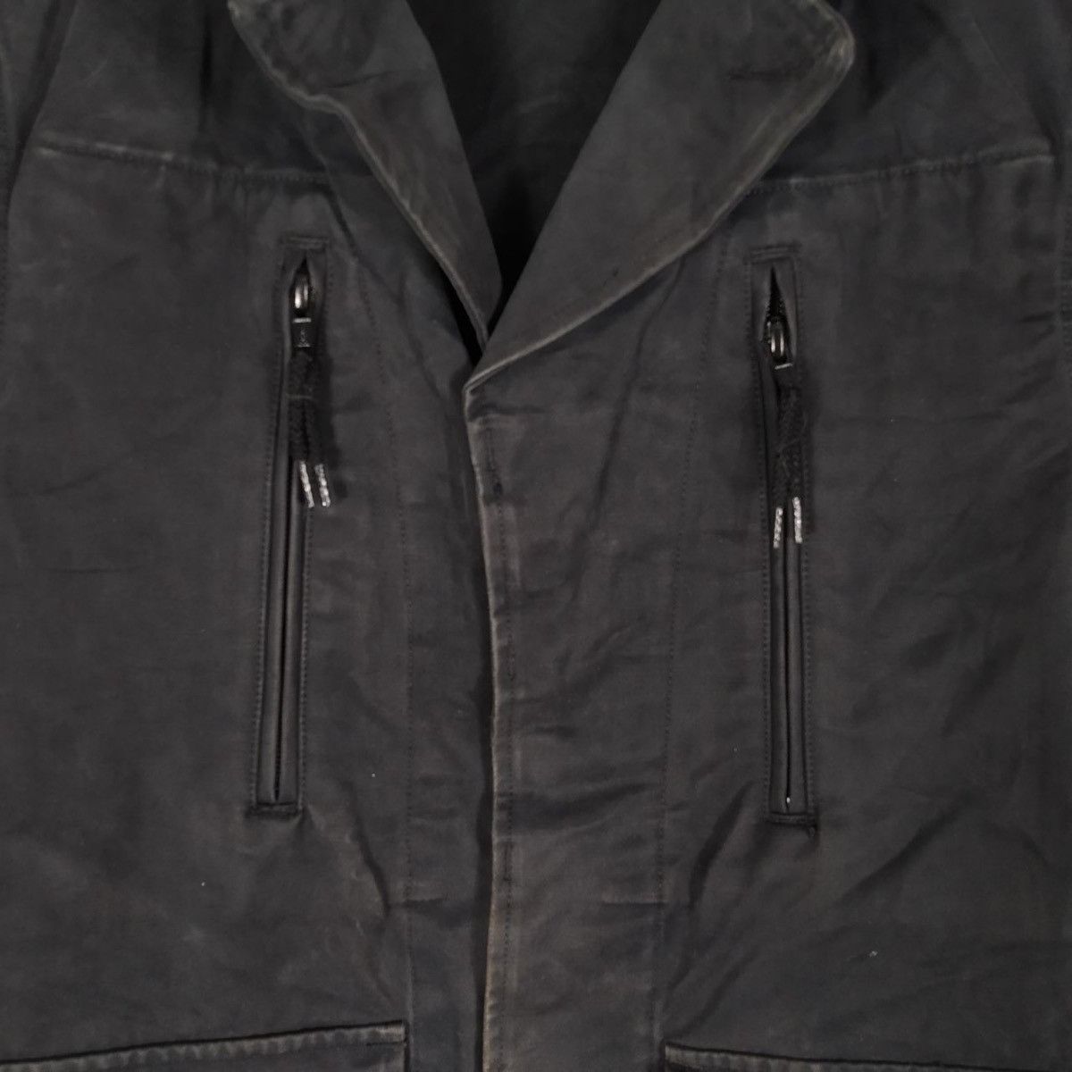 A.P.C. Vintage A.P.C Denim Black Trucker Jacket Punk Style Size US XS / EU 42 / 0 - 4 Thumbnail