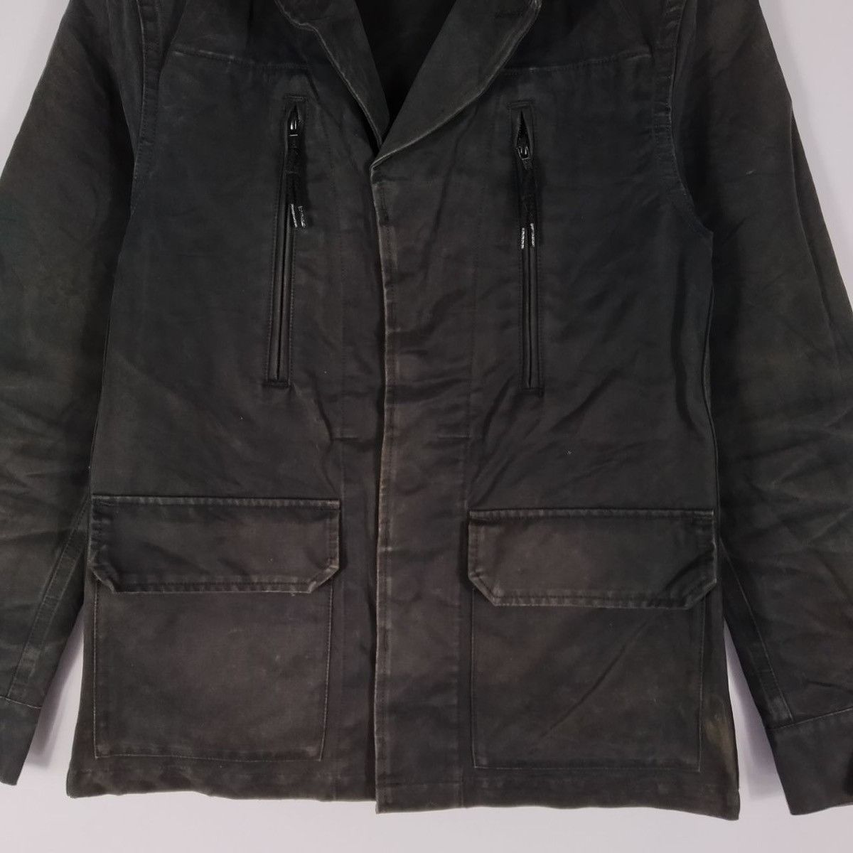 A.P.C. Vintage A.P.C Denim Black Trucker Jacket Punk Style Size US XS / EU 42 / 0 - 5 Thumbnail