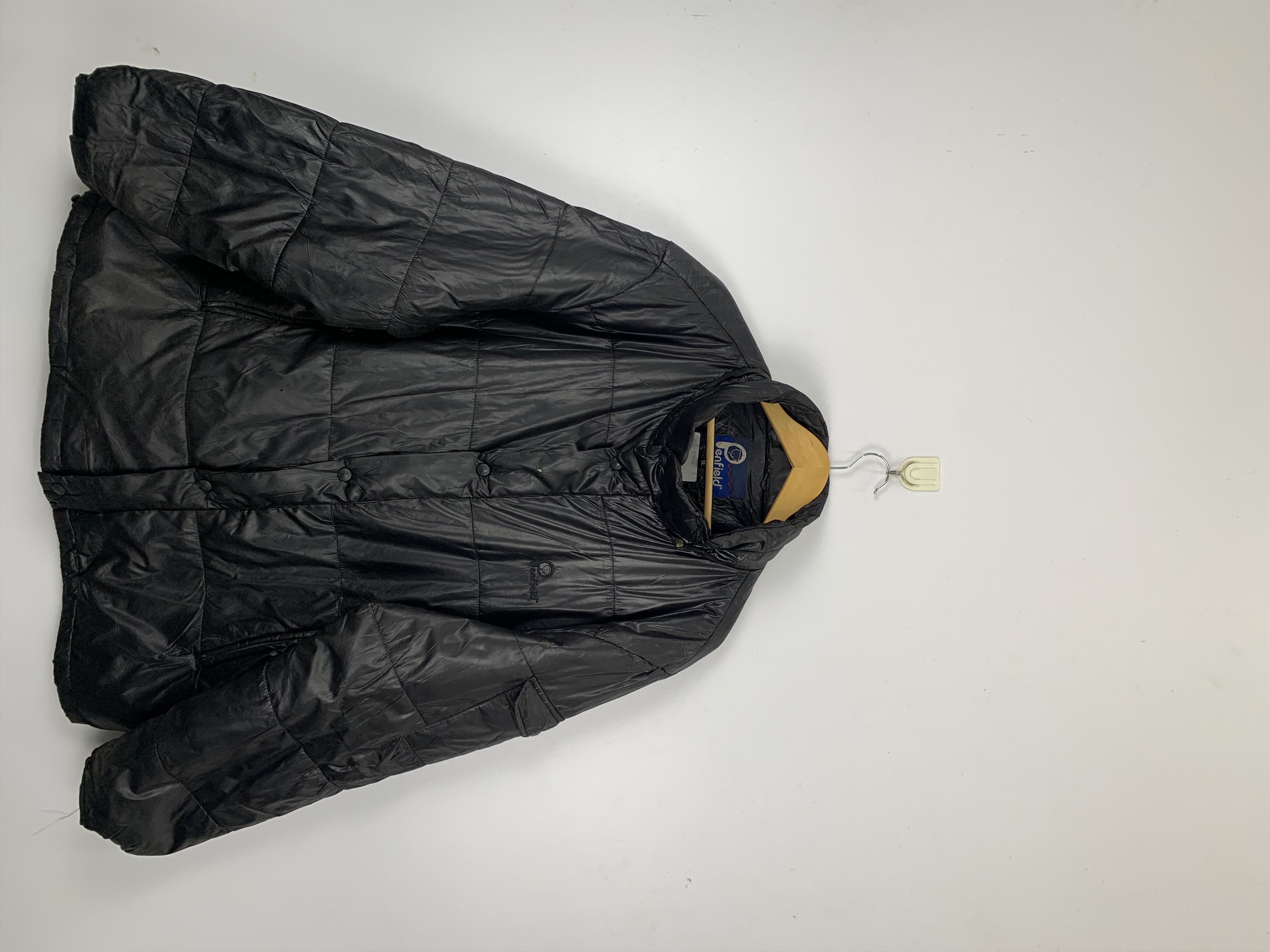 image of Penfield Puffer Zipper Jacket Size 5L in Black, Men's