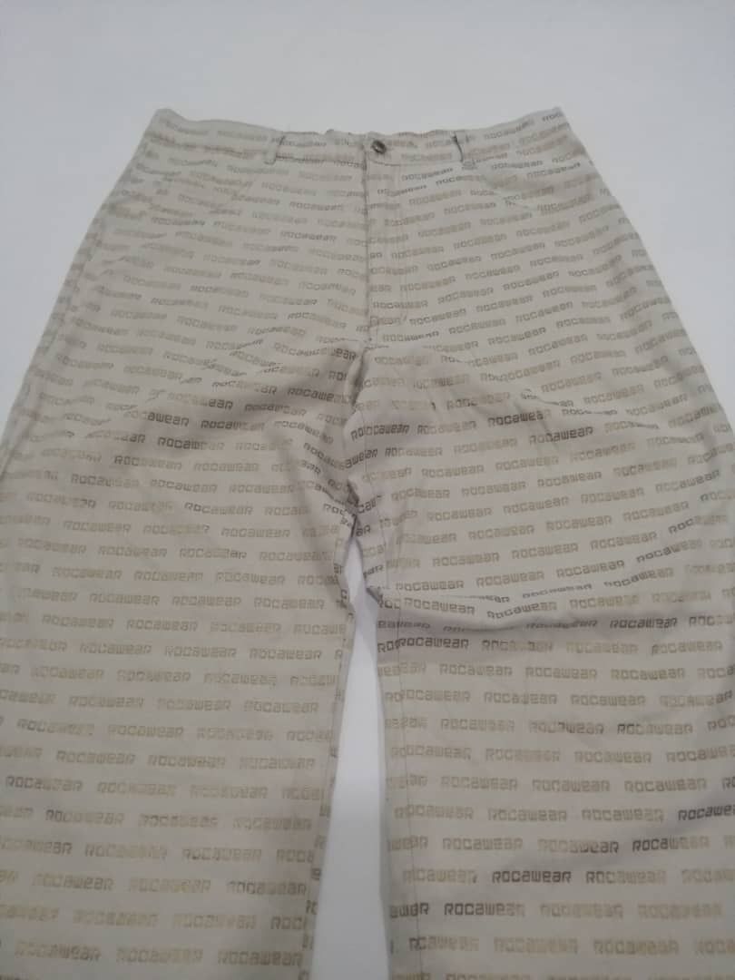 Rap Tees × Rocawear Rocawear Jeans Full Print Monogram Spell Out Size US 38 / EU 54 - 7 Thumbnail