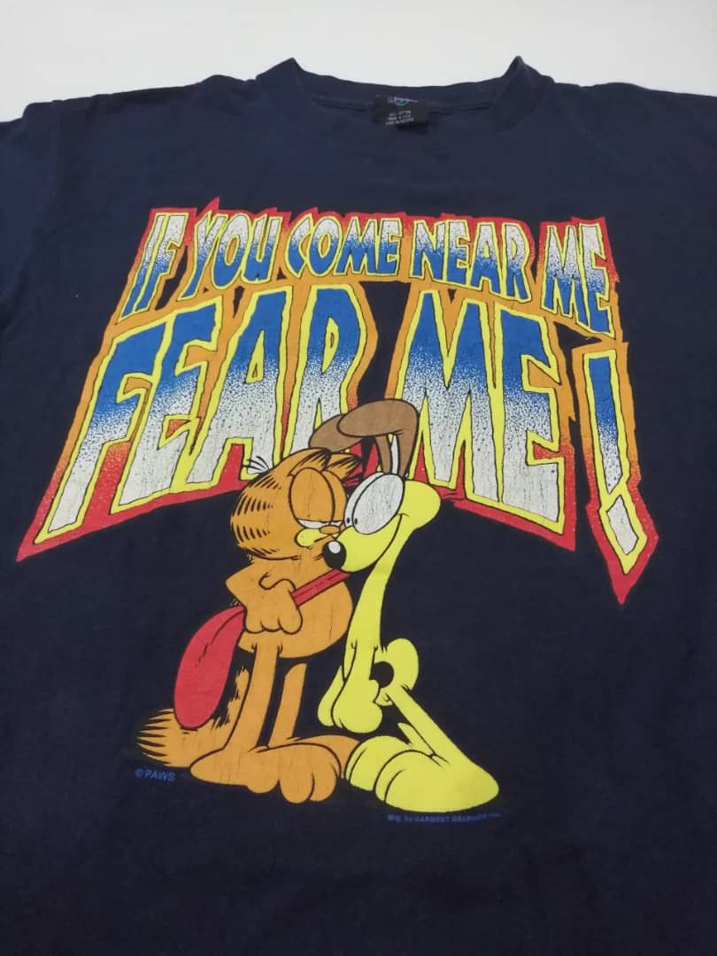 Cartoon Network × Vintage Vintage 90s Garfield Tees Size US L / EU 52-54 / 3 - 2 Thumbnail