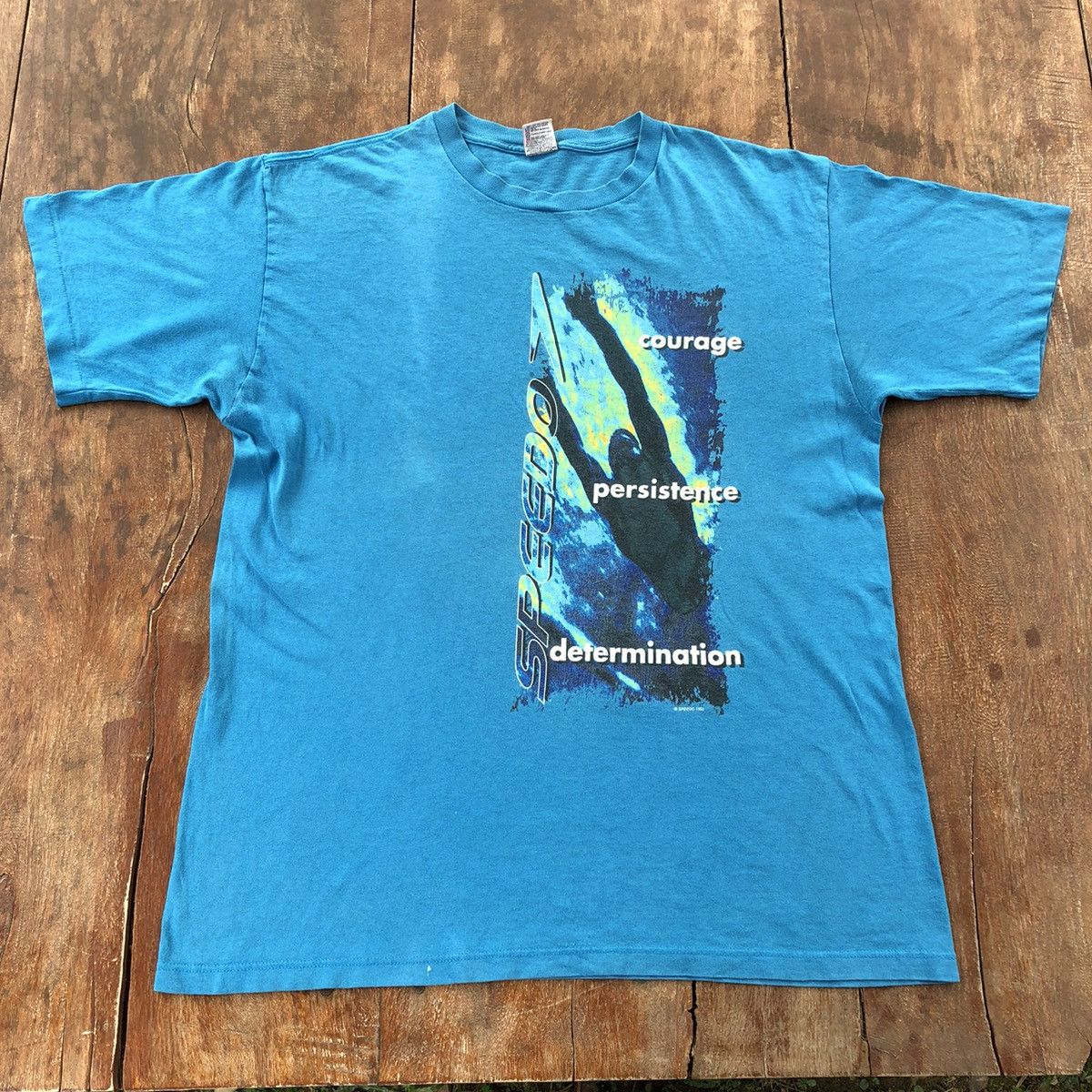 Speedo Vintage 1996 Speedo T Shirt Size US L / EU 52-54 / 3 - 1 Thumbnail