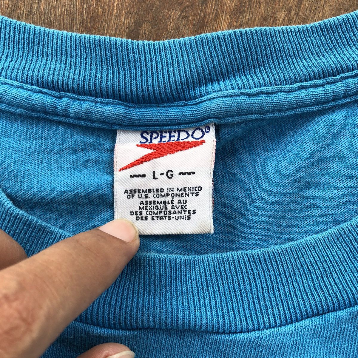 Speedo Vintage 1996 Speedo T Shirt Size US L / EU 52-54 / 3 - 4 Thumbnail
