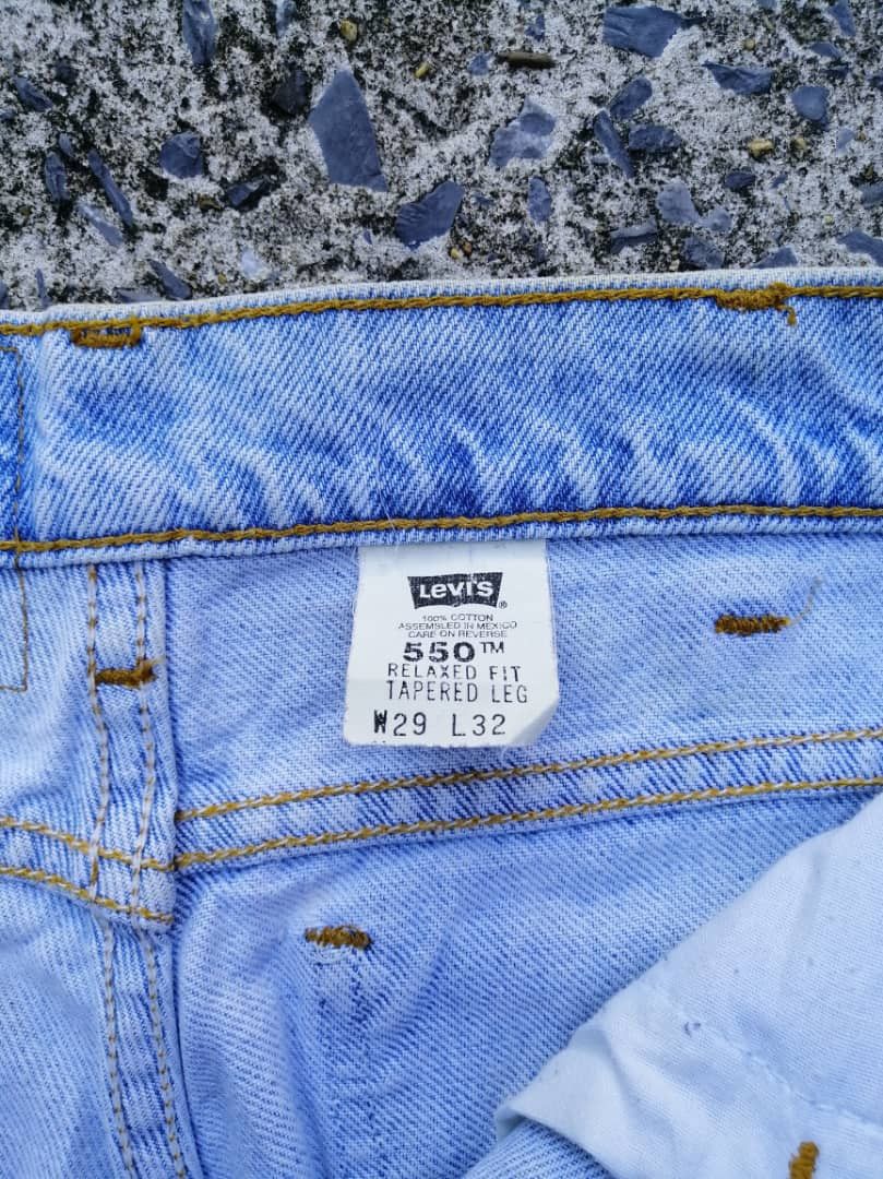 Levi's × Levi's Vintage Clothing × Vintage Vintage Levi's 550 Relaxed Fit Tapered Leg Denim Jeans Size US 28 / EU 44 - 7 Thumbnail