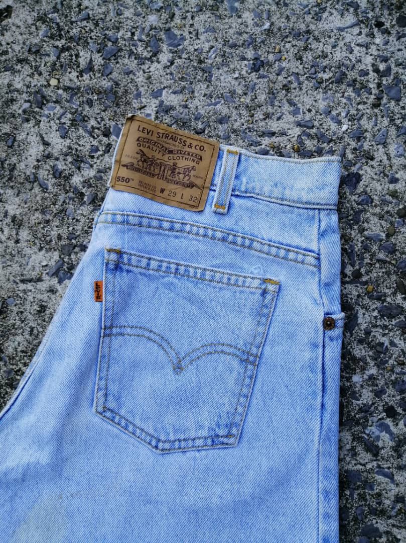Levi's × Levi's Vintage Clothing × Vintage Vintage Levi's 550 Relaxed Fit Tapered Leg Denim Jeans Size US 28 / EU 44 - 5 Thumbnail