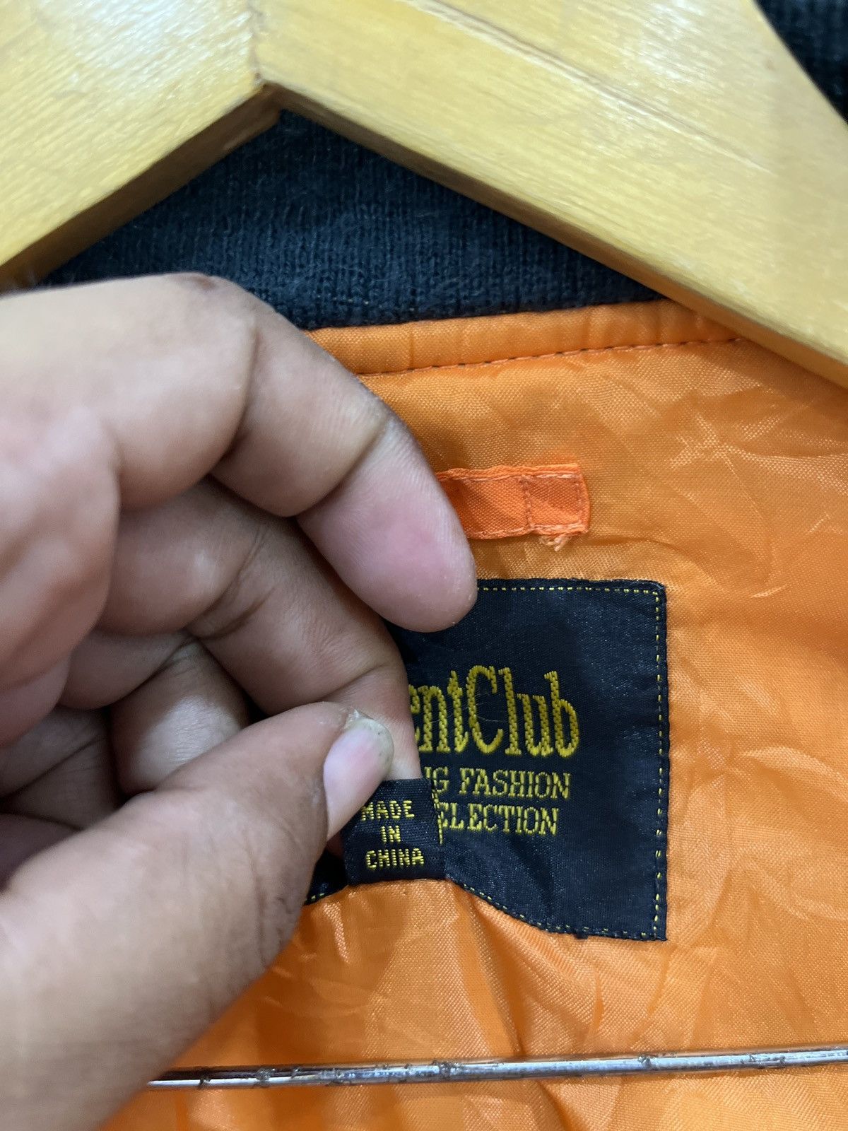 Japanese Brand (Oooo). STOU GENT CLUB BOMBER JACKET Size US L / EU 52-54 / 3 - 9 Thumbnail