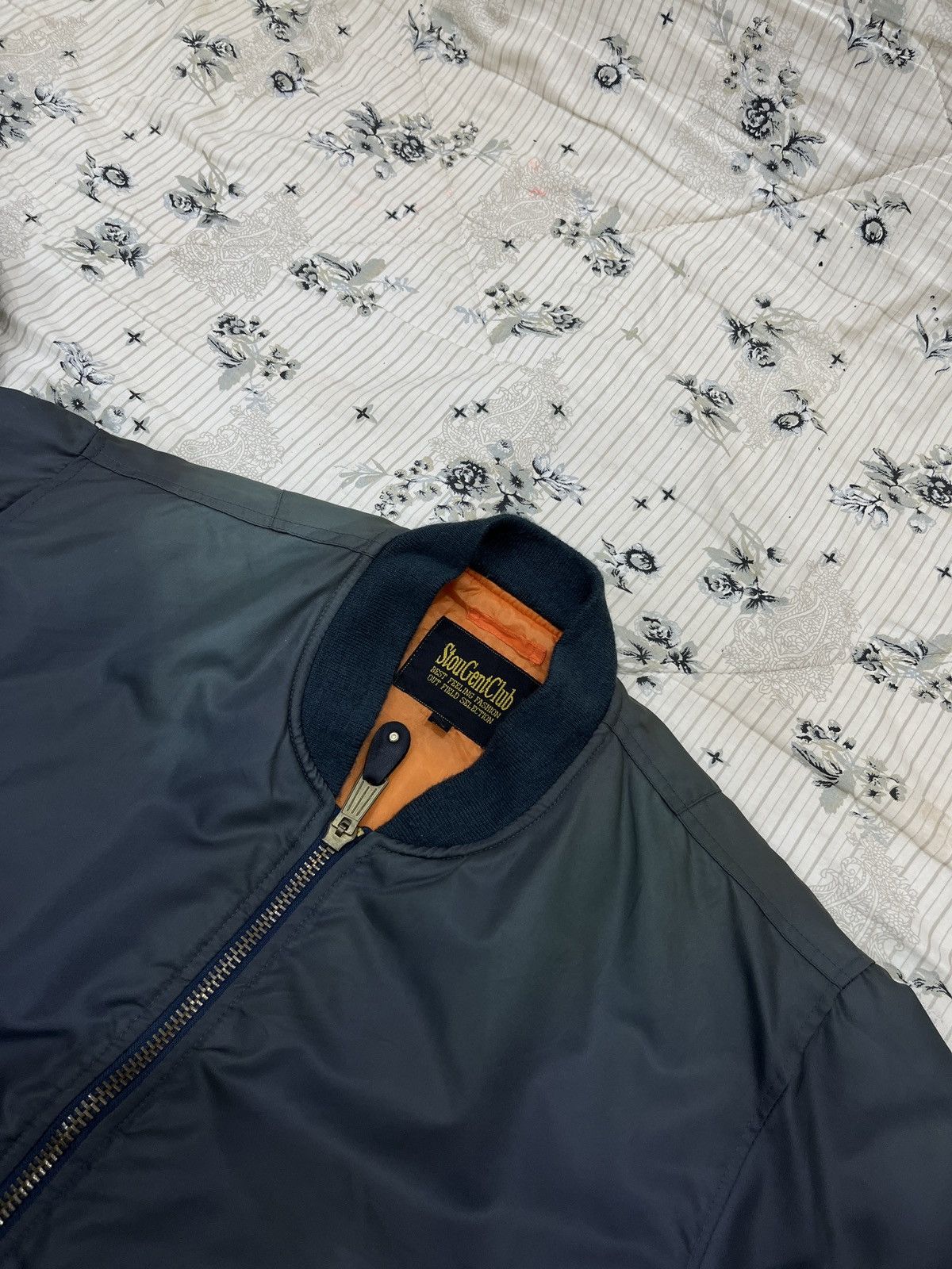 Japanese Brand (Oooo). STOU GENT CLUB BOMBER JACKET Size US L / EU 52-54 / 3 - 13 Thumbnail