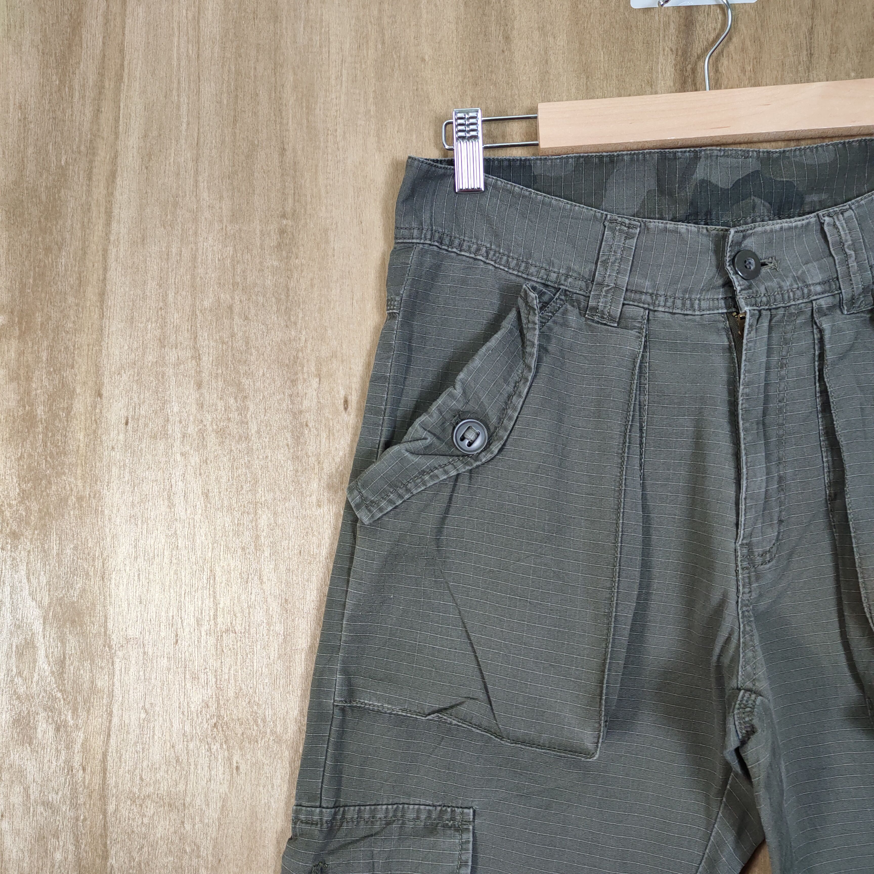 Japanese Brand JAPANESE BRAND GREEN CARGO PANTS Size US 30 / EU 46 - 4 Thumbnail