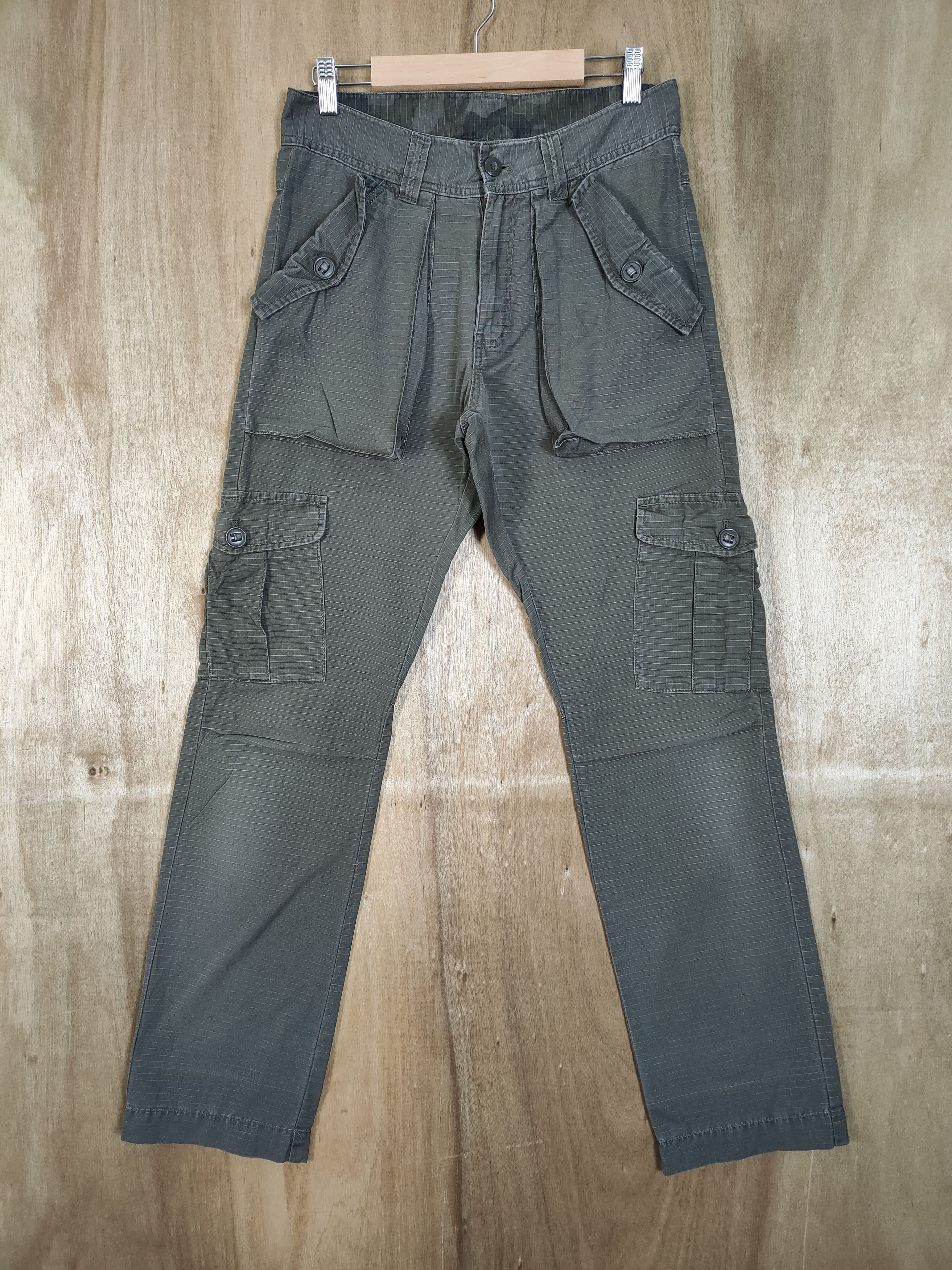 Japanese Brand JAPANESE BRAND GREEN CARGO PANTS Size US 30 / EU 46 - 1 Thumbnail