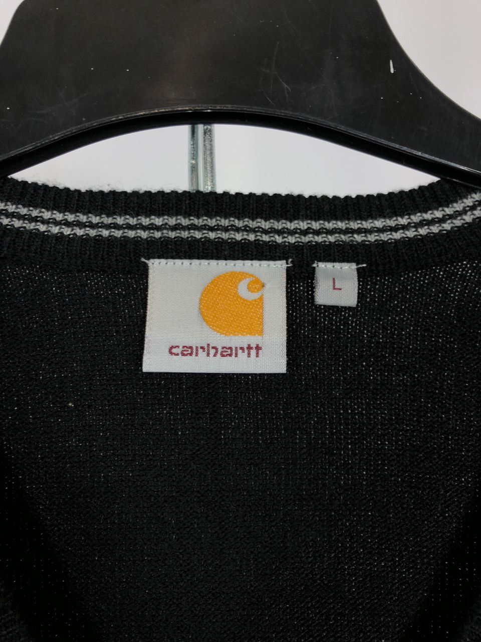 Carhartt Carhartt sweaters V-neck duck black size L Size US L / EU 52-54 / 3 - 3 Thumbnail