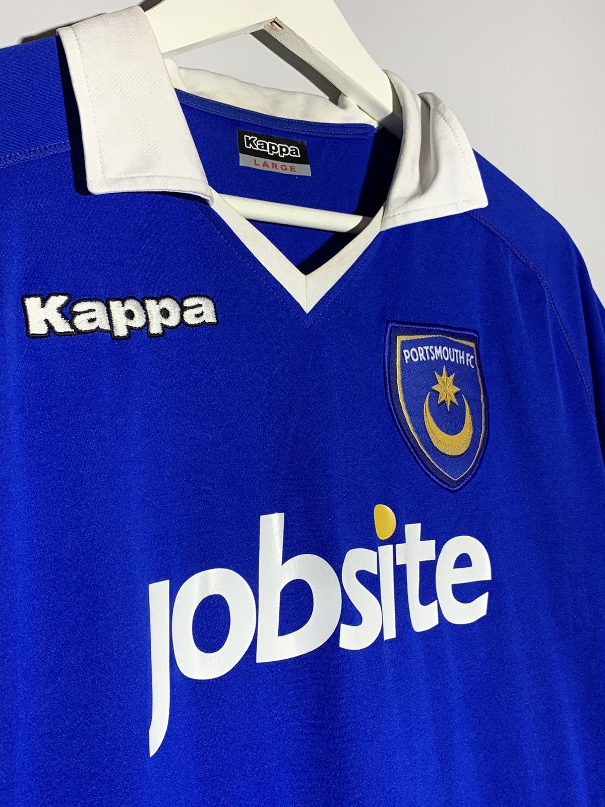 Kappa Portsmouth Kappa 2012/13 Y2k Streetwear Football Shirt Size US L / EU 52-54 / 3 - 3 Thumbnail