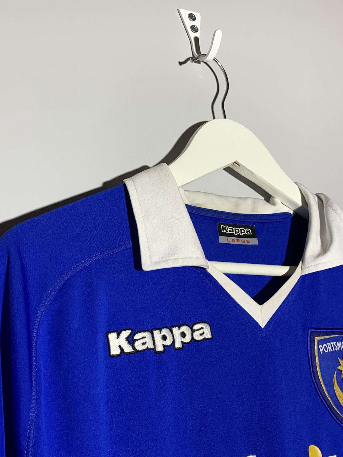 Kappa Portsmouth Kappa 2012/13 Y2k Streetwear Football Shirt Size US L / EU 52-54 / 3 - 4 Thumbnail