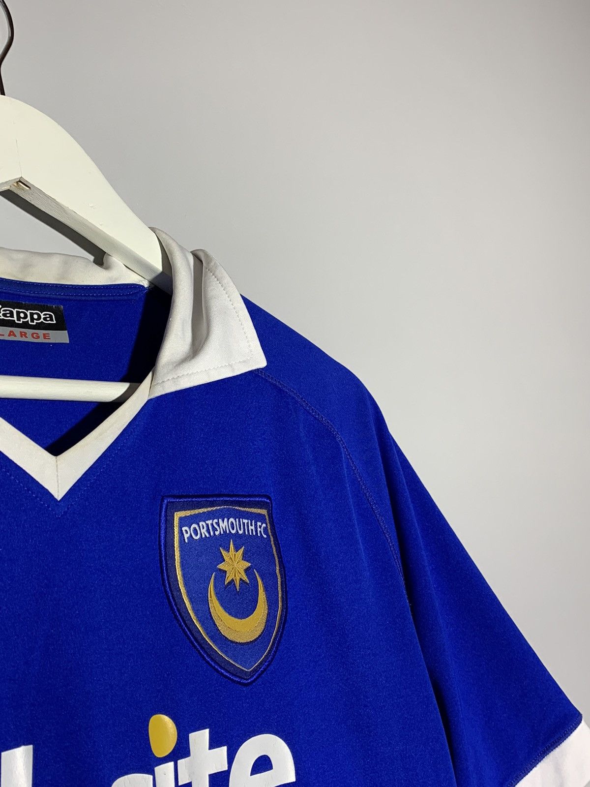 Kappa Portsmouth Kappa 2012/13 Y2k Streetwear Football Shirt Size US L / EU 52-54 / 3 - 5 Thumbnail