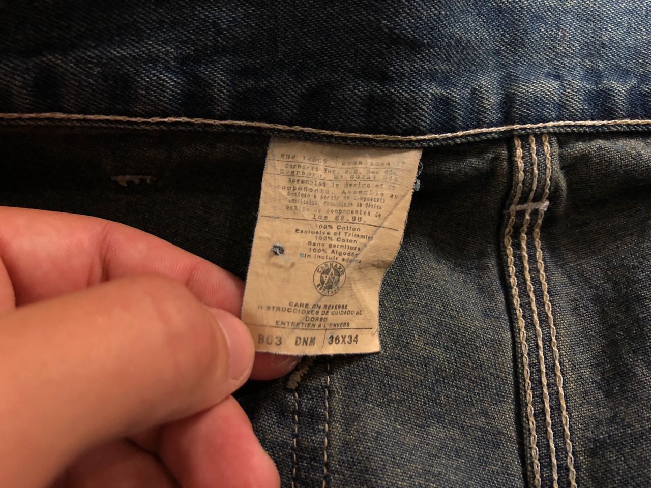 Carhartt Carhartt vintage pants denim jeans Size US 36 / EU 52 - 6 Thumbnail