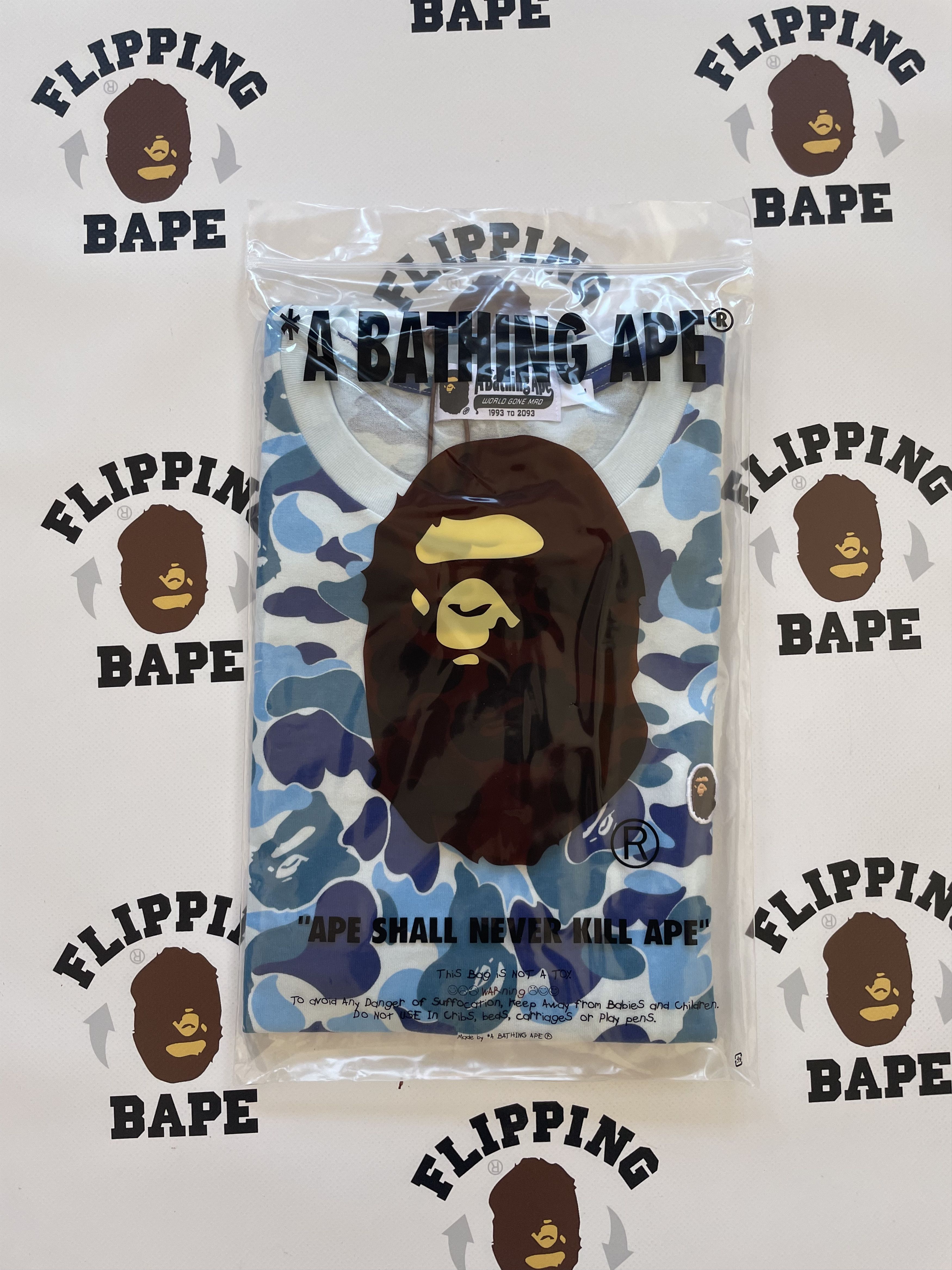 Bape BAPE ABC CAMO APE HEAD ONE POINT TEE Size US L / EU 52-54 / 3 - 8 Thumbnail