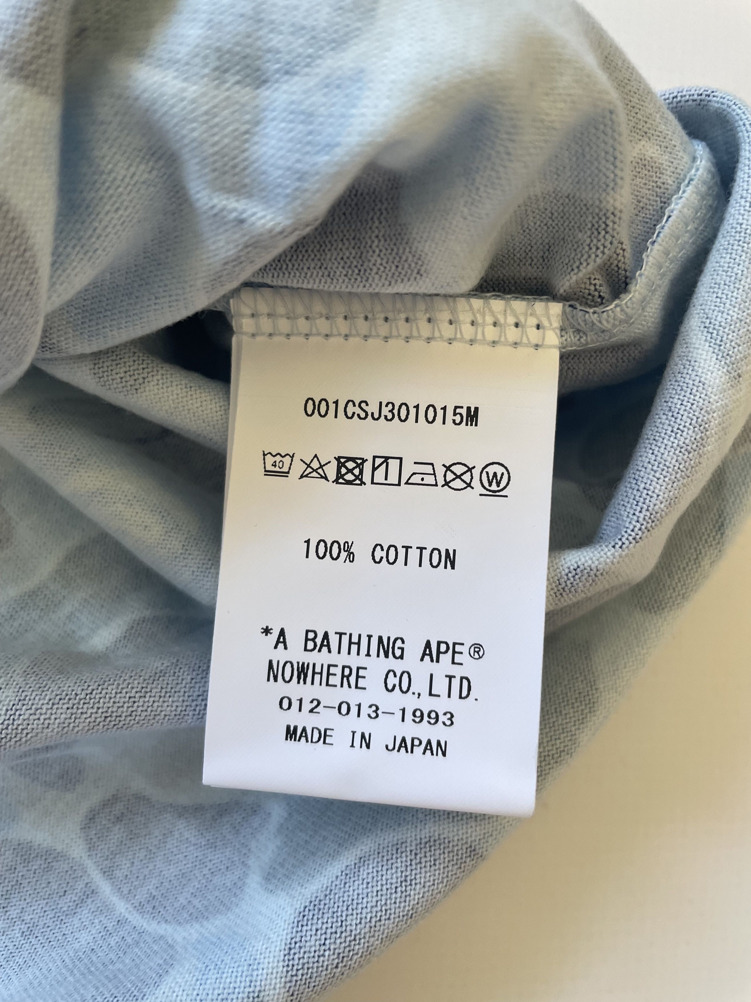Bape BAPE ABC CAMO APE HEAD ONE POINT TEE Size US L / EU 52-54 / 3 - 6 Thumbnail