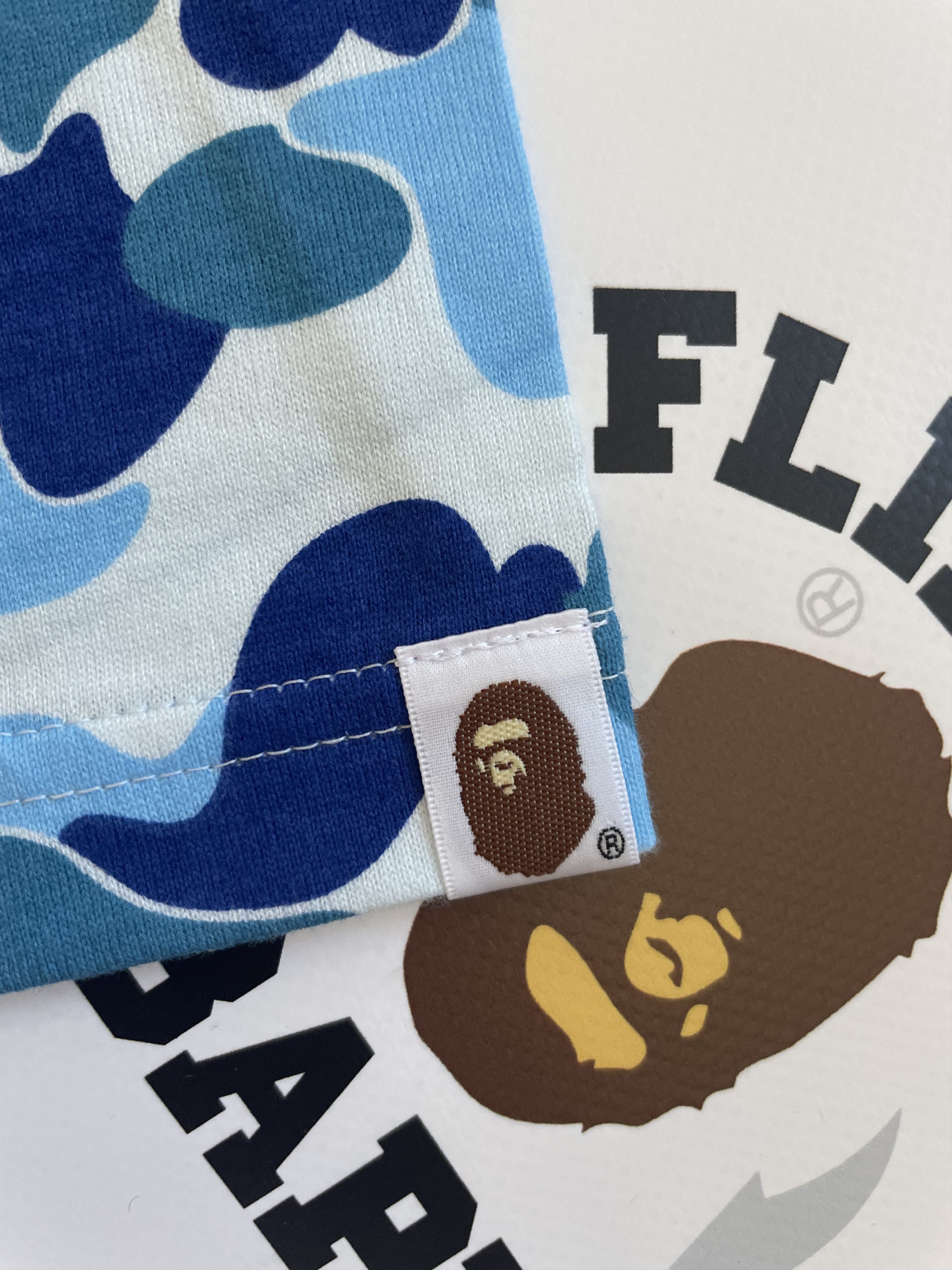 Bape BAPE ABC CAMO APE HEAD ONE POINT TEE Size US L / EU 52-54 / 3 - 5 Thumbnail