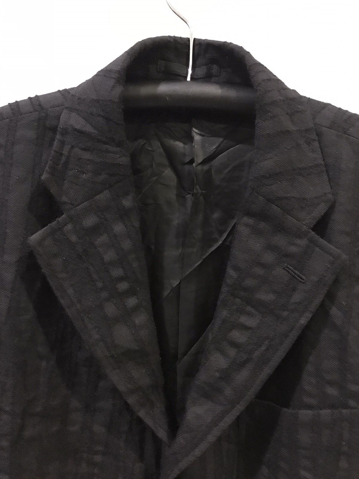 Issey Miyake ISSEY MIYAKE MEN Ultra Rare Wood Crack Effect Blazer Size 40R - 2 Thumbnail