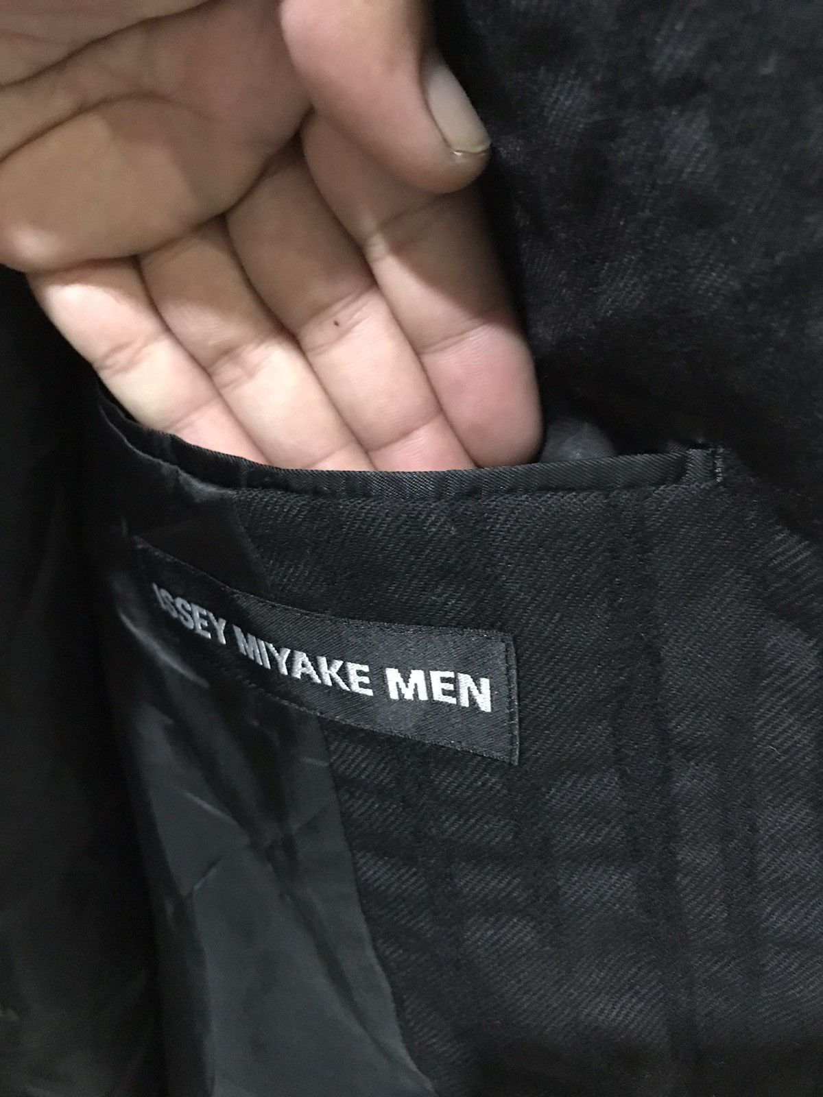 Issey Miyake ISSEY MIYAKE MEN Ultra Rare Wood Crack Effect Blazer Size 40R - 15 Thumbnail