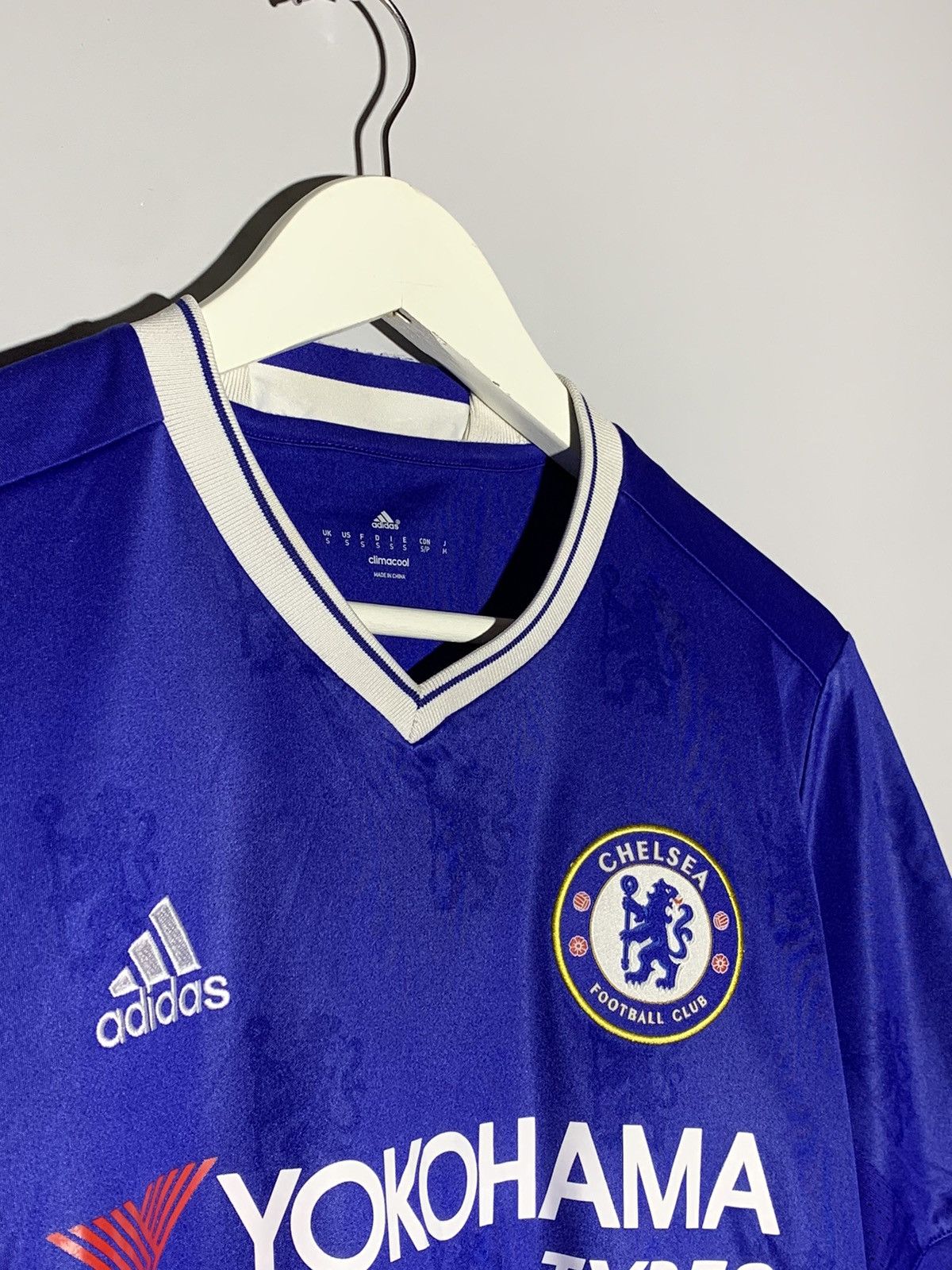 Adidas × Chelsea Soccer Chelsea Adidas 2016/17 Home Y2k Streetwear Football Shirt Size US S / EU 44-46 / 1 - 3 Thumbnail