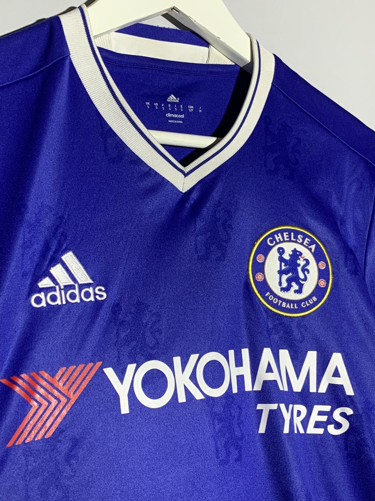 Adidas × Chelsea Soccer Chelsea Adidas 2016/17 Home Y2k Streetwear Football Shirt Size US S / EU 44-46 / 1 - 6 Thumbnail