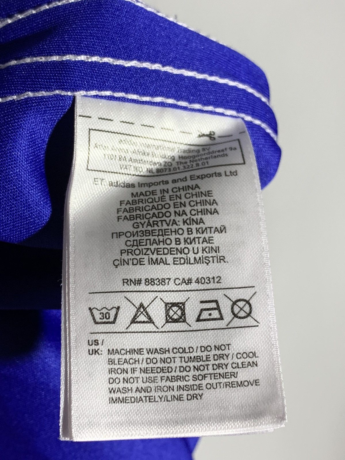 Adidas × Chelsea Soccer Chelsea Adidas 2016/17 Home Y2k Streetwear Football Shirt Size US S / EU 44-46 / 1 - 12 Thumbnail