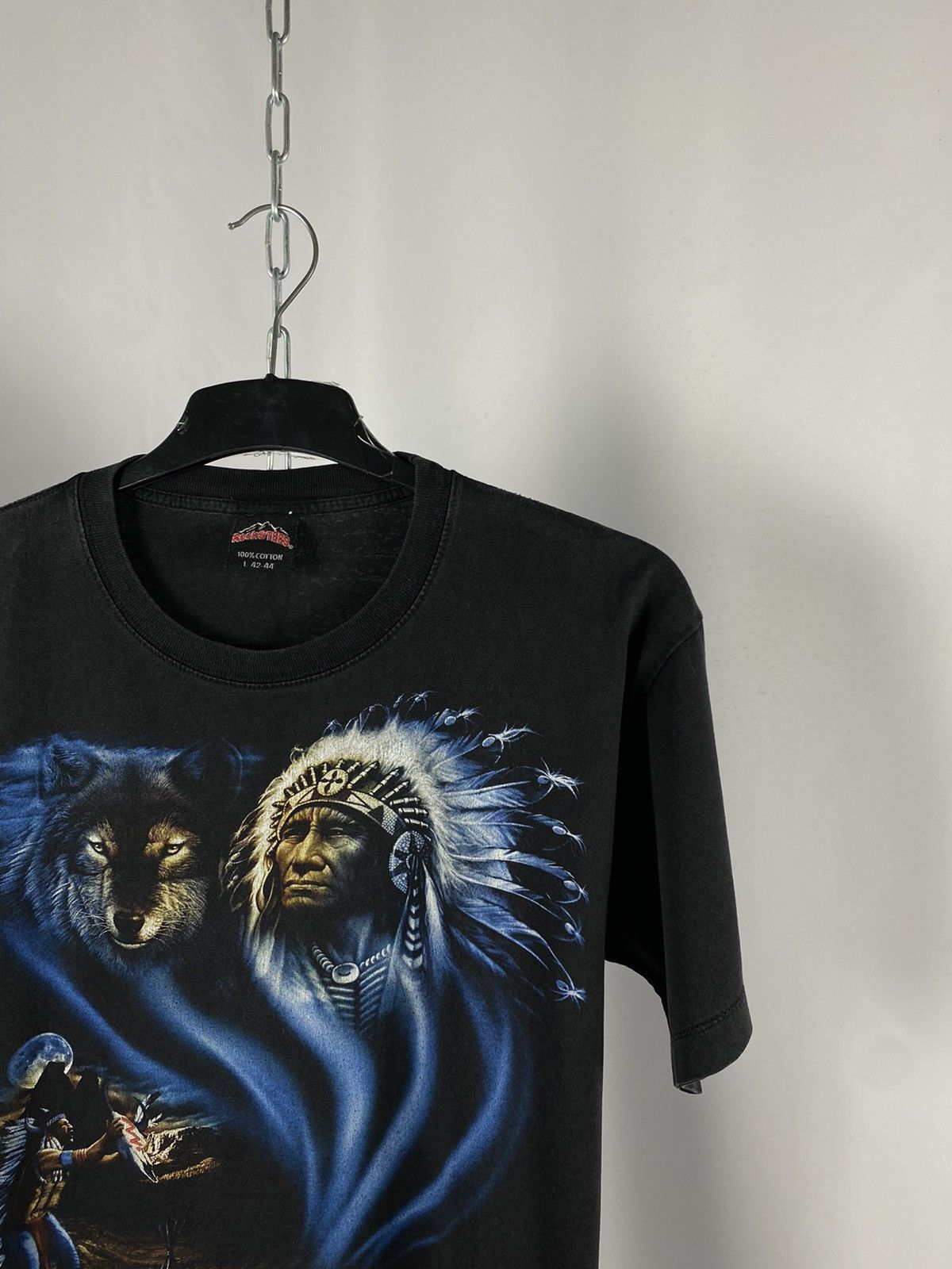 Band Tees Vintage 90s Indians Tribe T-shirts American vintage size L Size US L / EU 52-54 / 3 - 2 Thumbnail
