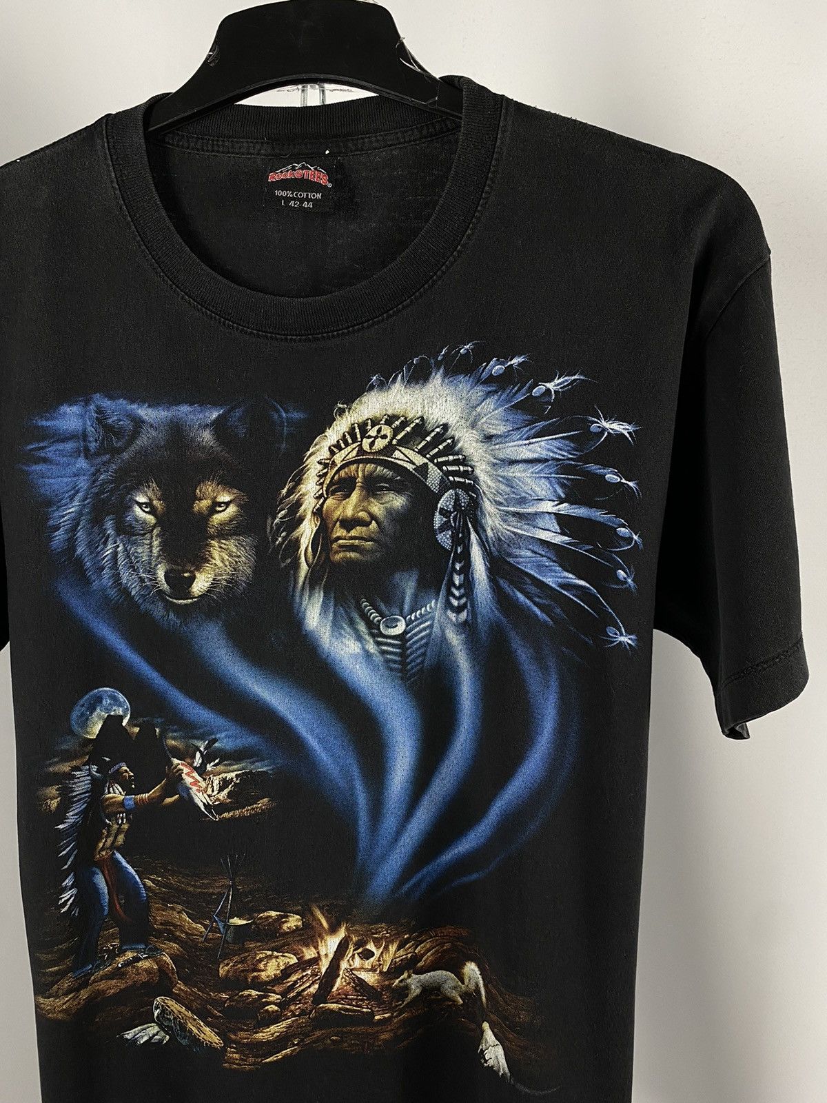 Band Tees Vintage 90s Indians Tribe T-shirts American vintage size L Size US L / EU 52-54 / 3 - 3 Thumbnail