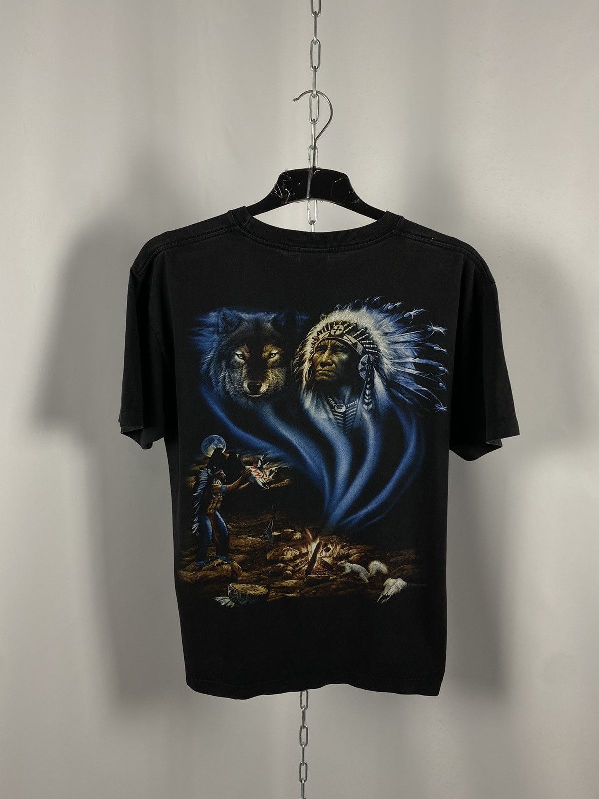 Band Tees Vintage 90s Indians Tribe T-shirts American vintage size L Size US L / EU 52-54 / 3 - 5 Thumbnail
