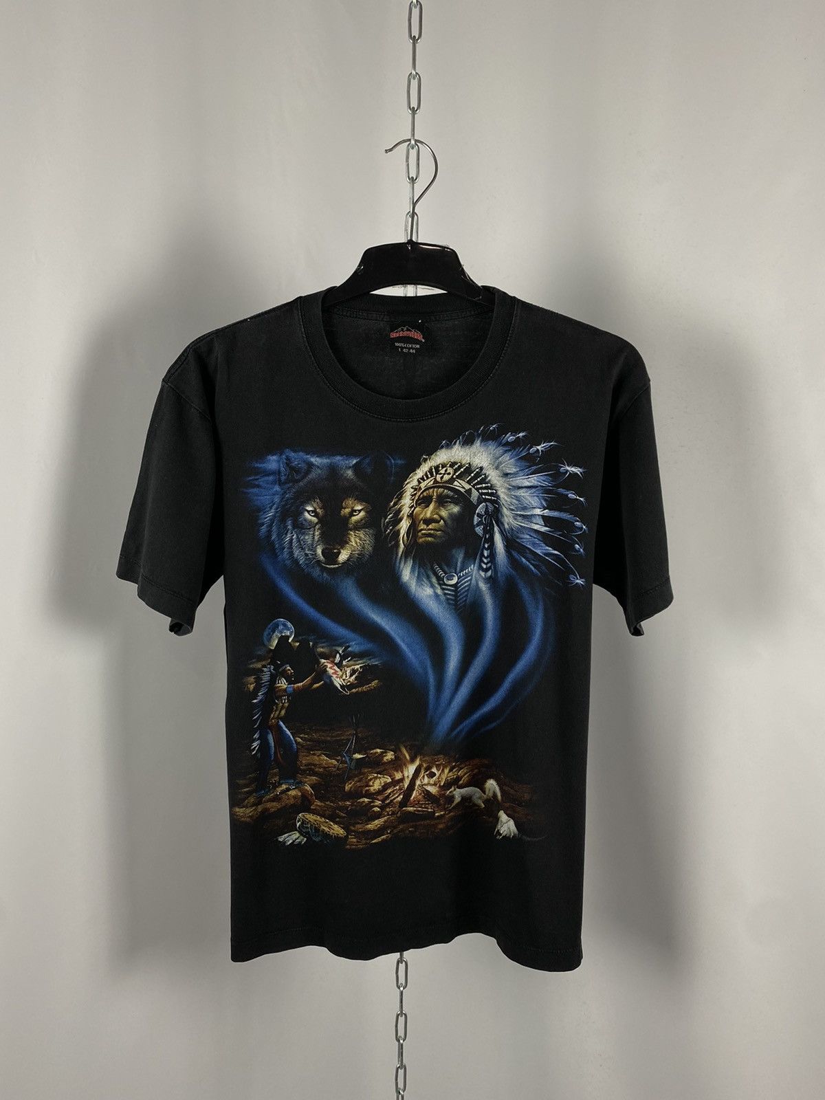 Band Tees Vintage 90s Indians Tribe T-shirts American vintage size L Size US L / EU 52-54 / 3 - 1 Thumbnail